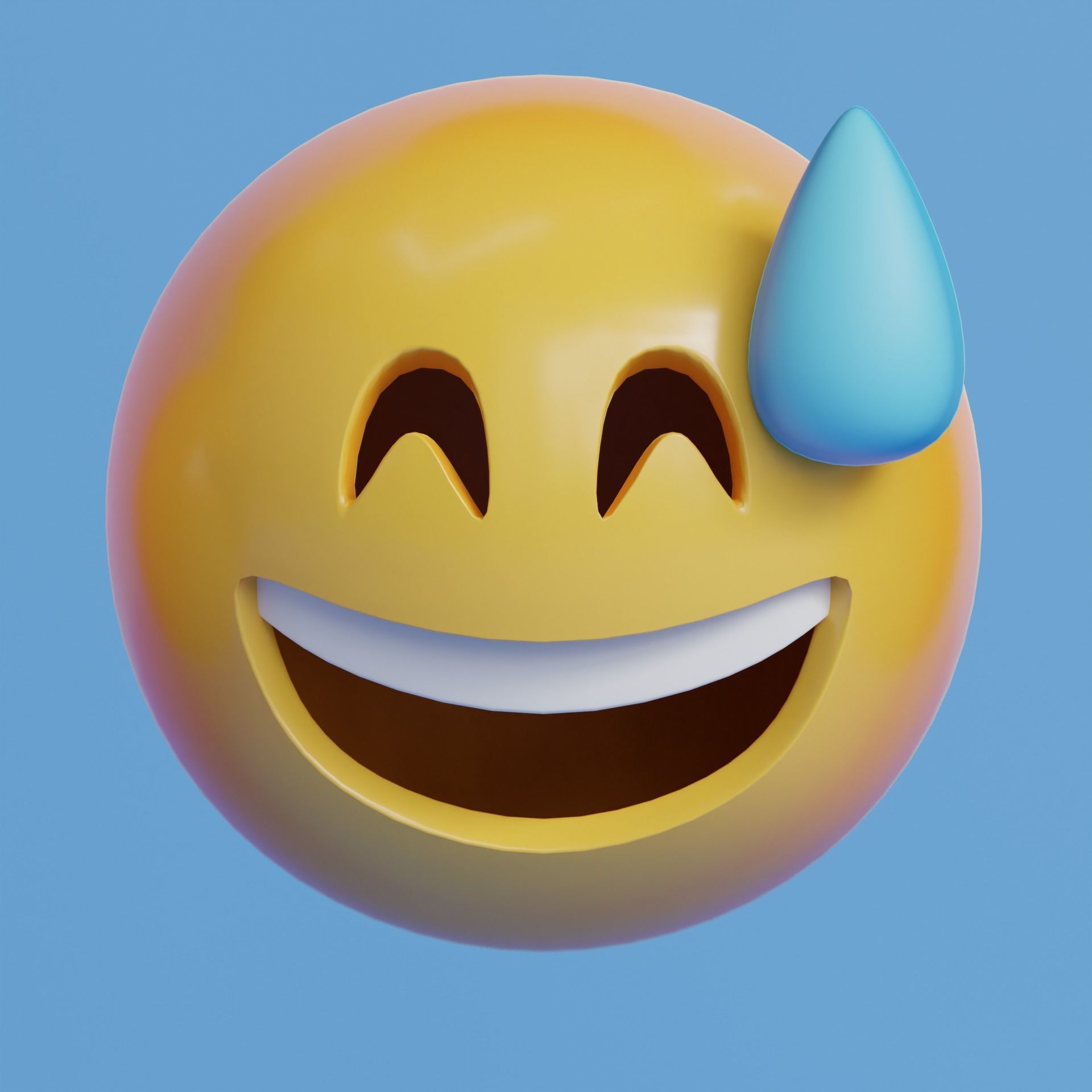 Extended Emoji Pack - Low Poly Low-poly 3D model_59