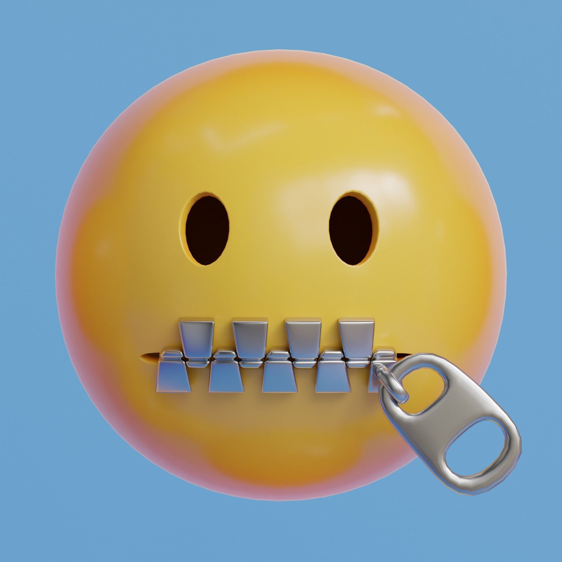 Extended Emoji Pack - Low Poly Low-poly 3D model_4