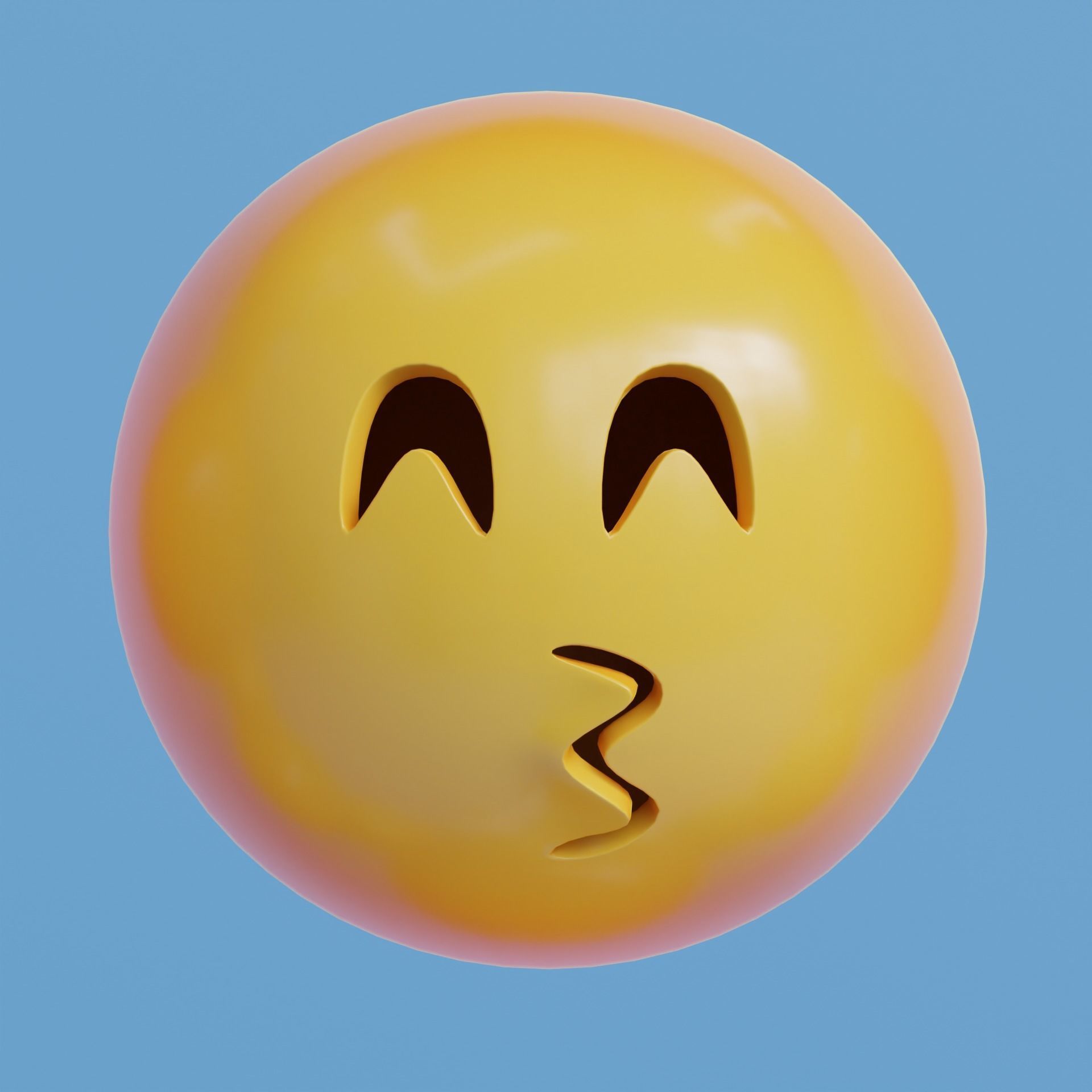 Extended Emoji Pack - Low Poly Low-poly 3D model_22