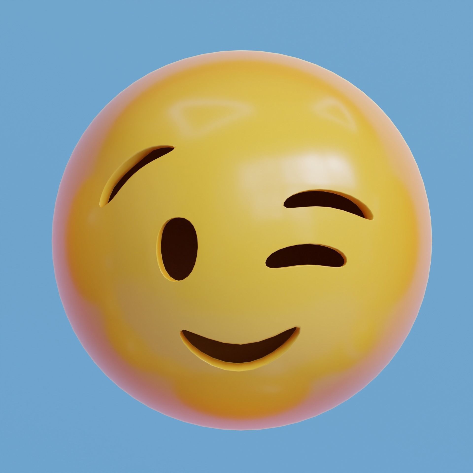 Extended Emoji Pack - Low Poly Low-poly 3D model_17