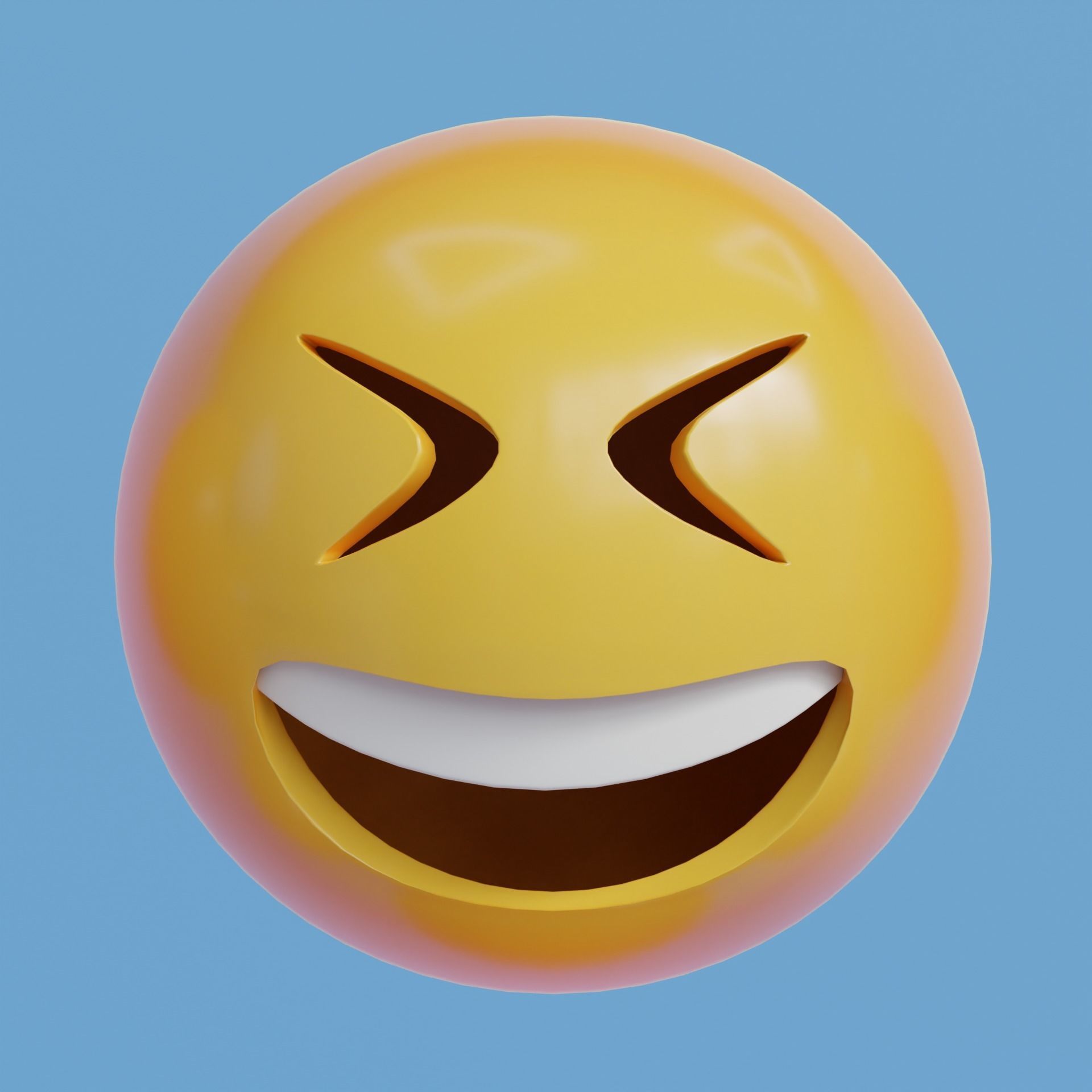 Extended Emoji Pack - Low Poly Low-poly 3D model_16