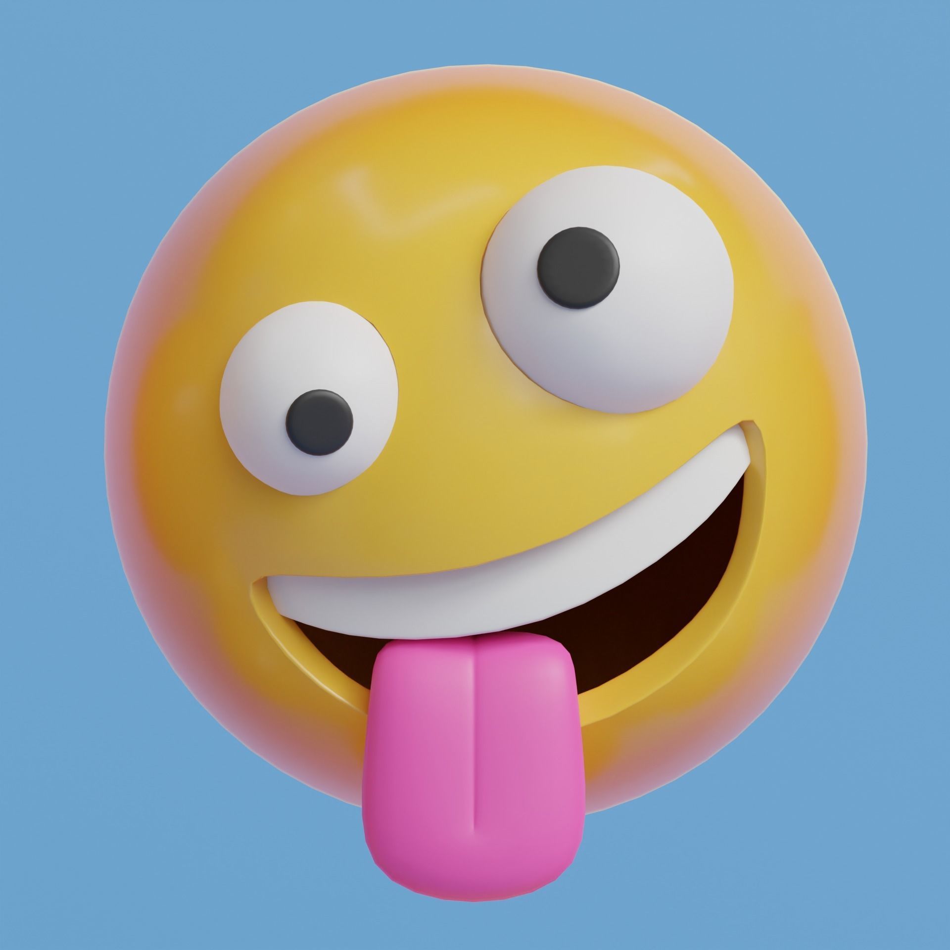 Extended Emoji Pack - Low Poly Low-poly 3D model_26