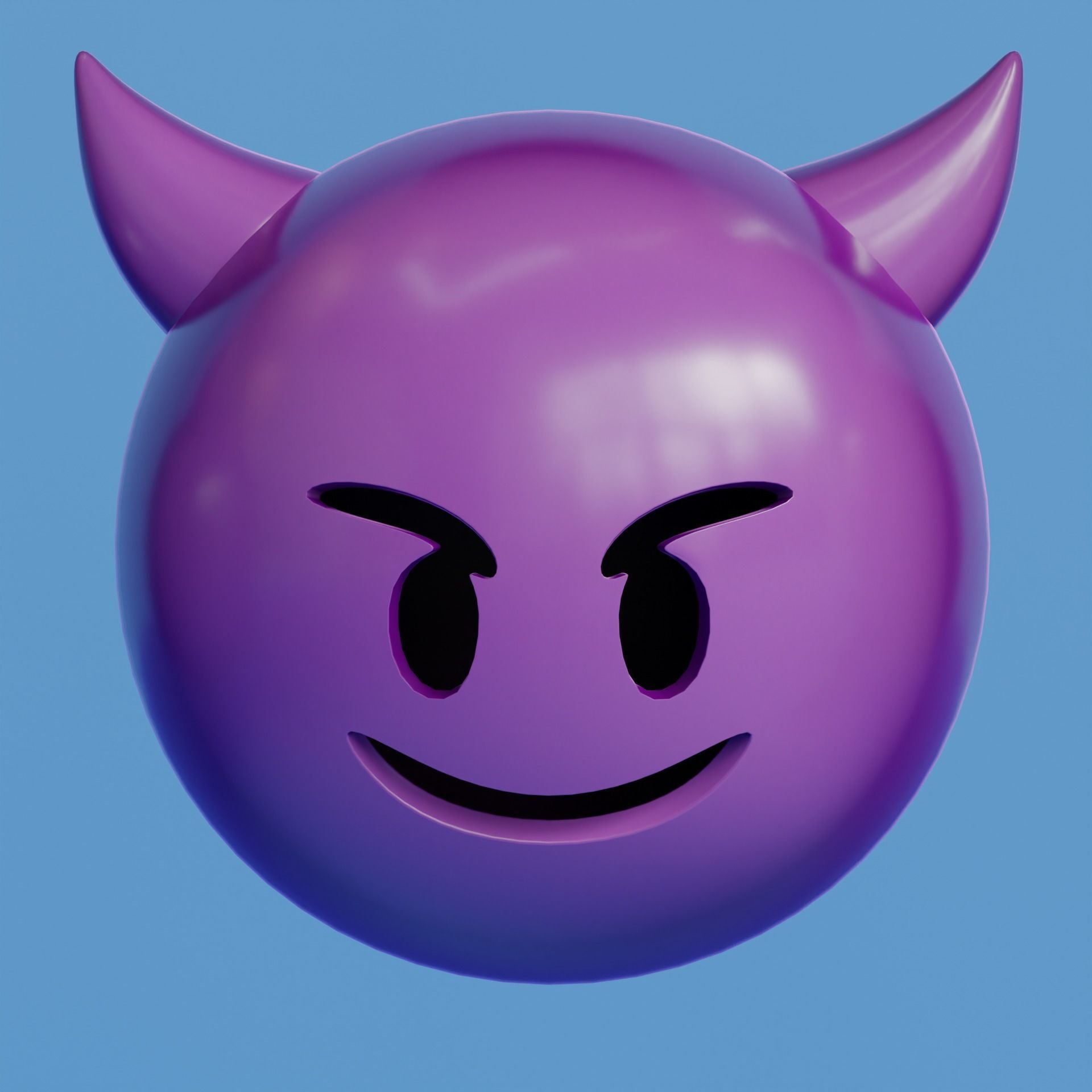 Extended Emoji Pack - Low Poly Low-poly 3D model_54