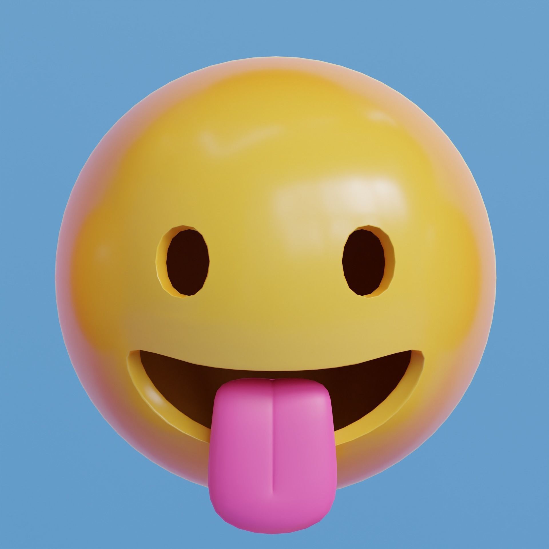 Extended Emoji Pack - Low Poly Low-poly 3D model_37