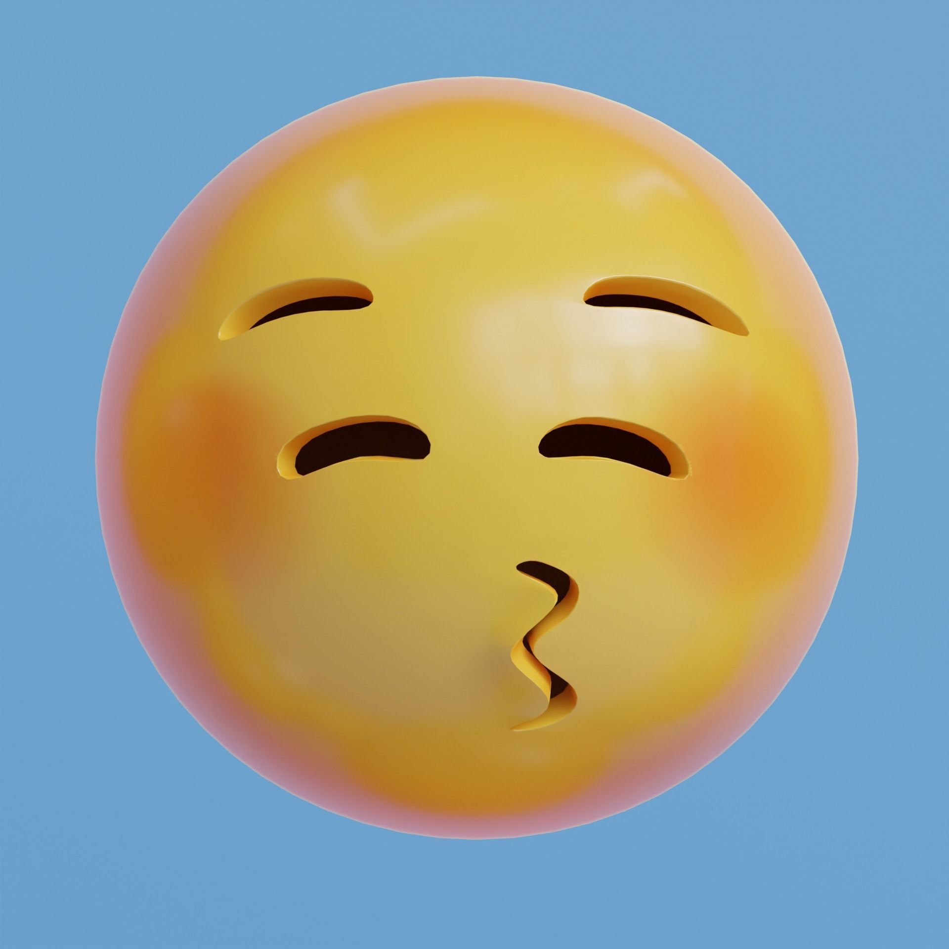Extended Emoji Pack - Low Poly Low-poly 3D model_23