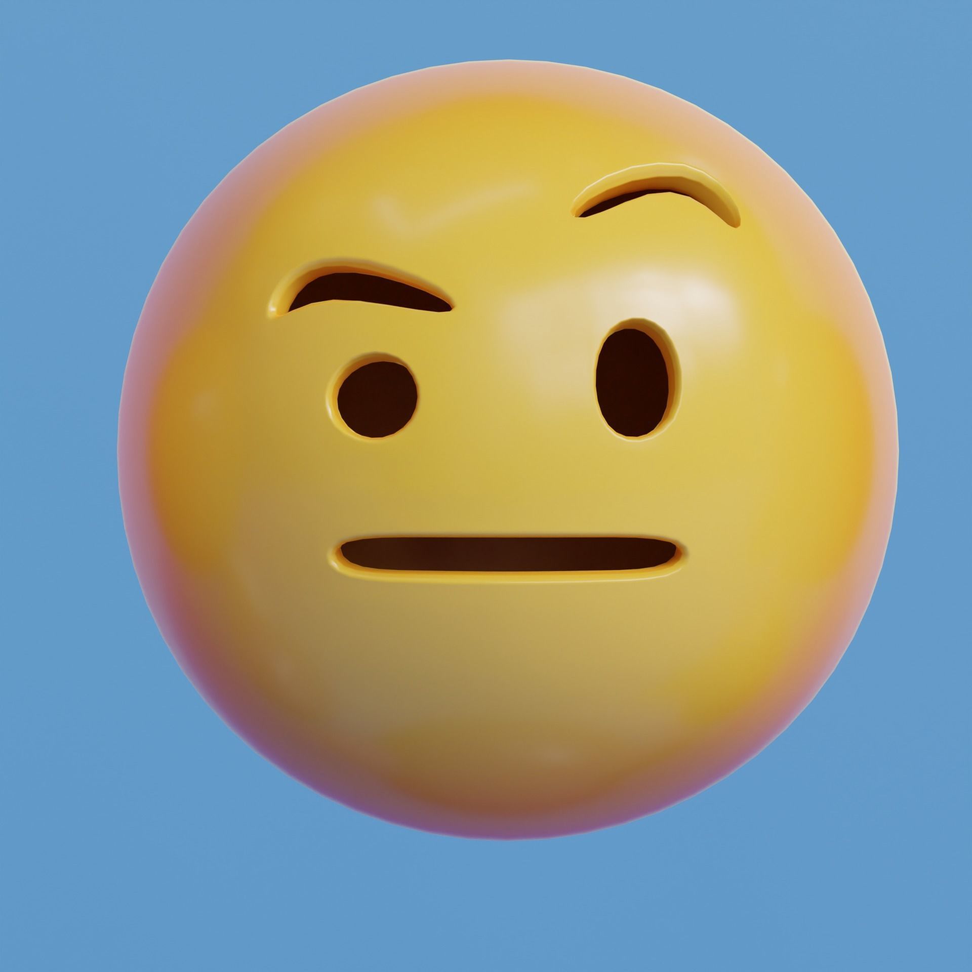 Extended Emoji Pack - Low Poly Low-poly 3D model_46