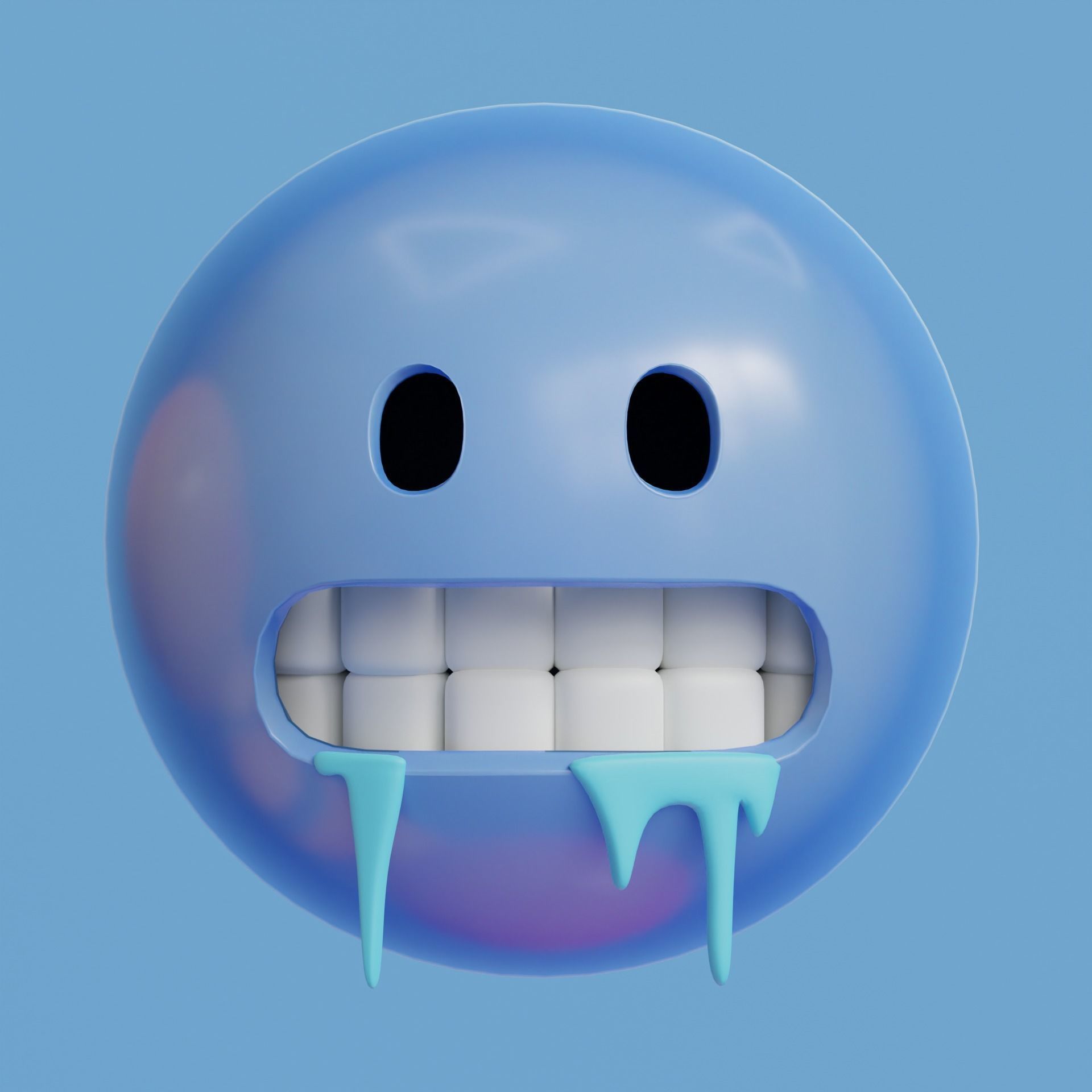 Extended Emoji Pack - Low Poly Low-poly 3D model_1