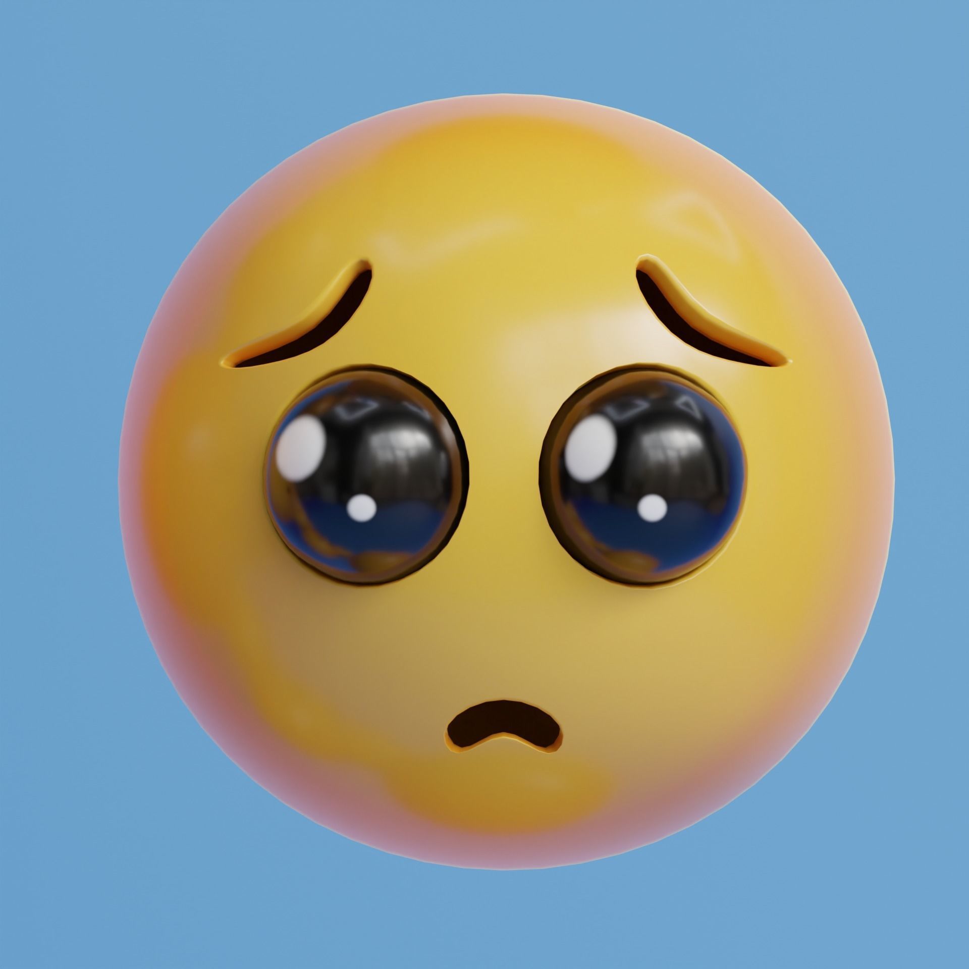 Extended Emoji Pack - Low Poly Low-poly 3D model_8