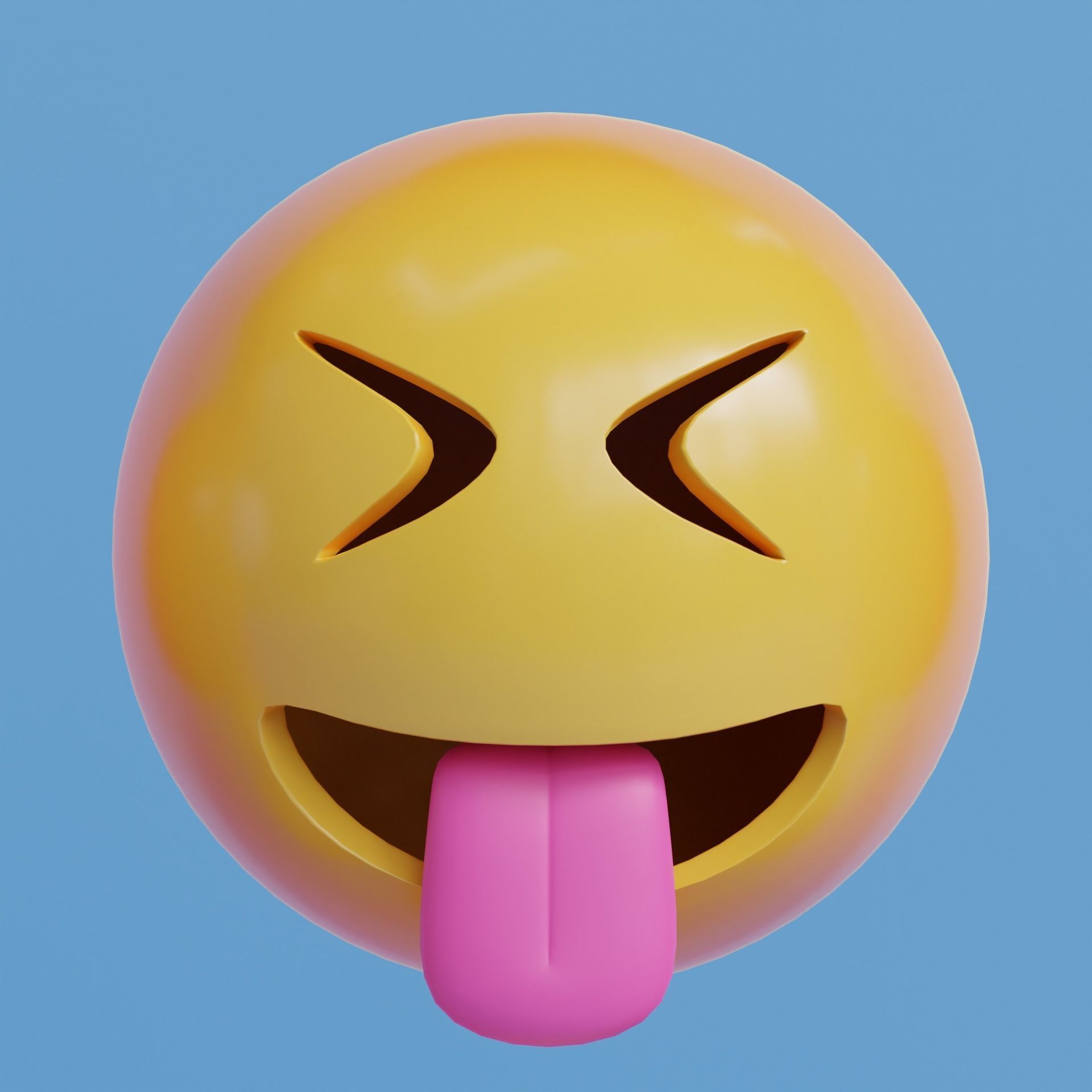 Extended Emoji Pack - Low Poly Low-poly 3D model_39