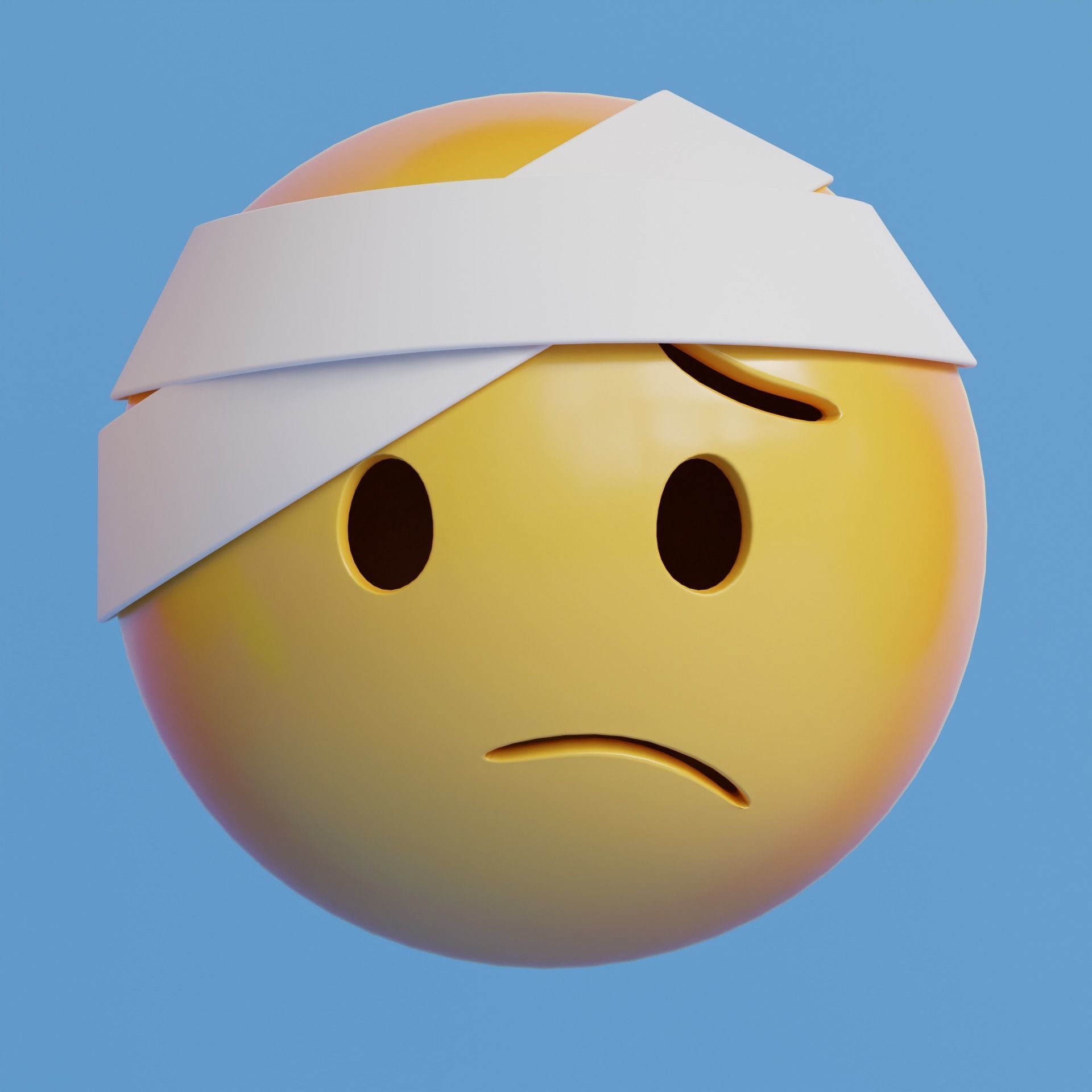 Extended Emoji Pack - Low Poly Low-poly 3D model_56