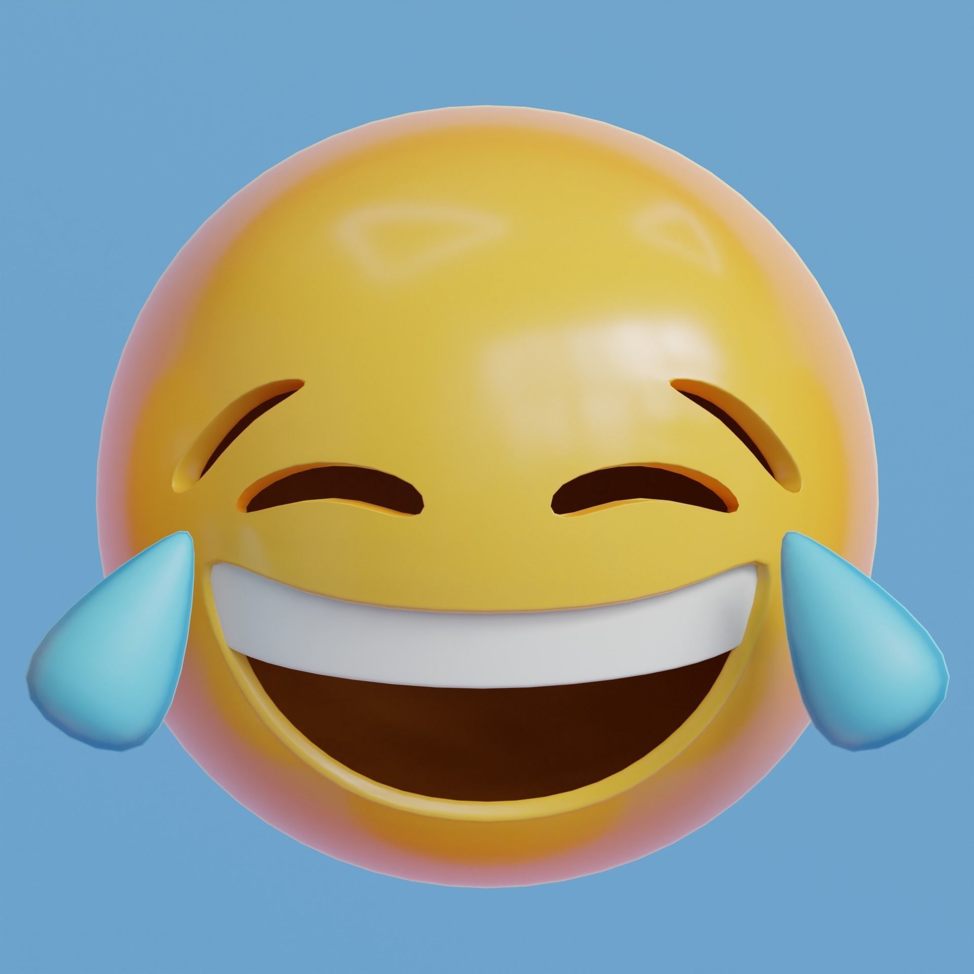 Extended Emoji Pack - Low Poly Low-poly 3D model_12