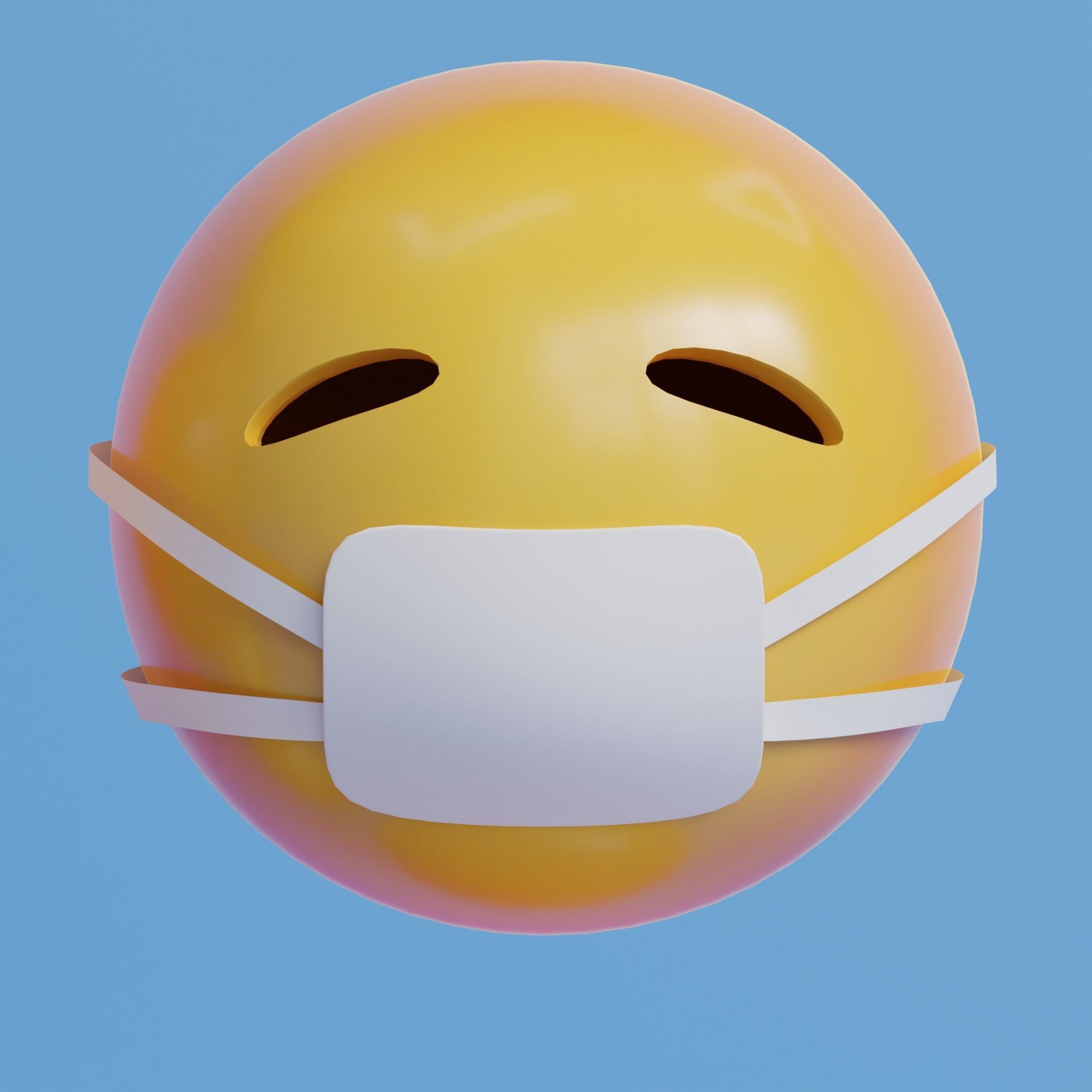 Extended Emoji Pack - Low Poly Low-poly 3D model_7