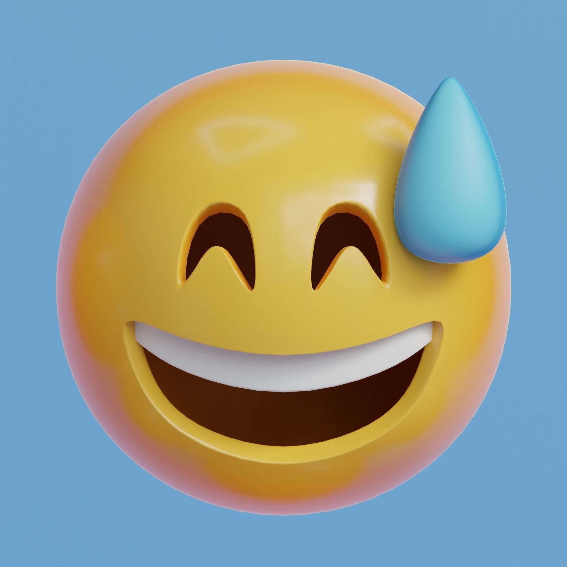 Extended Emoji Pack - Low Poly Low-poly 3D model_15