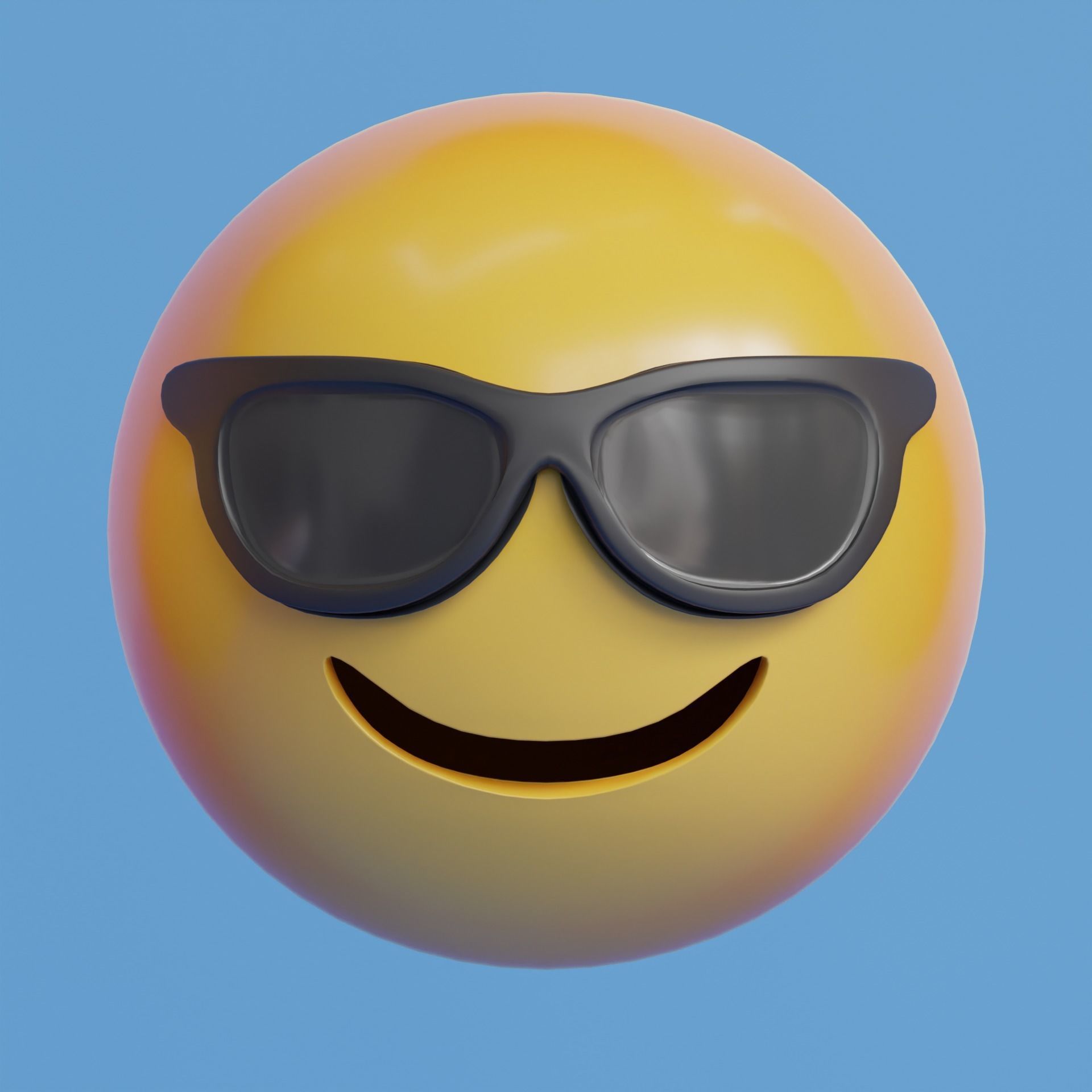 Extended Emoji Pack - Low Poly Low-poly 3D model_58