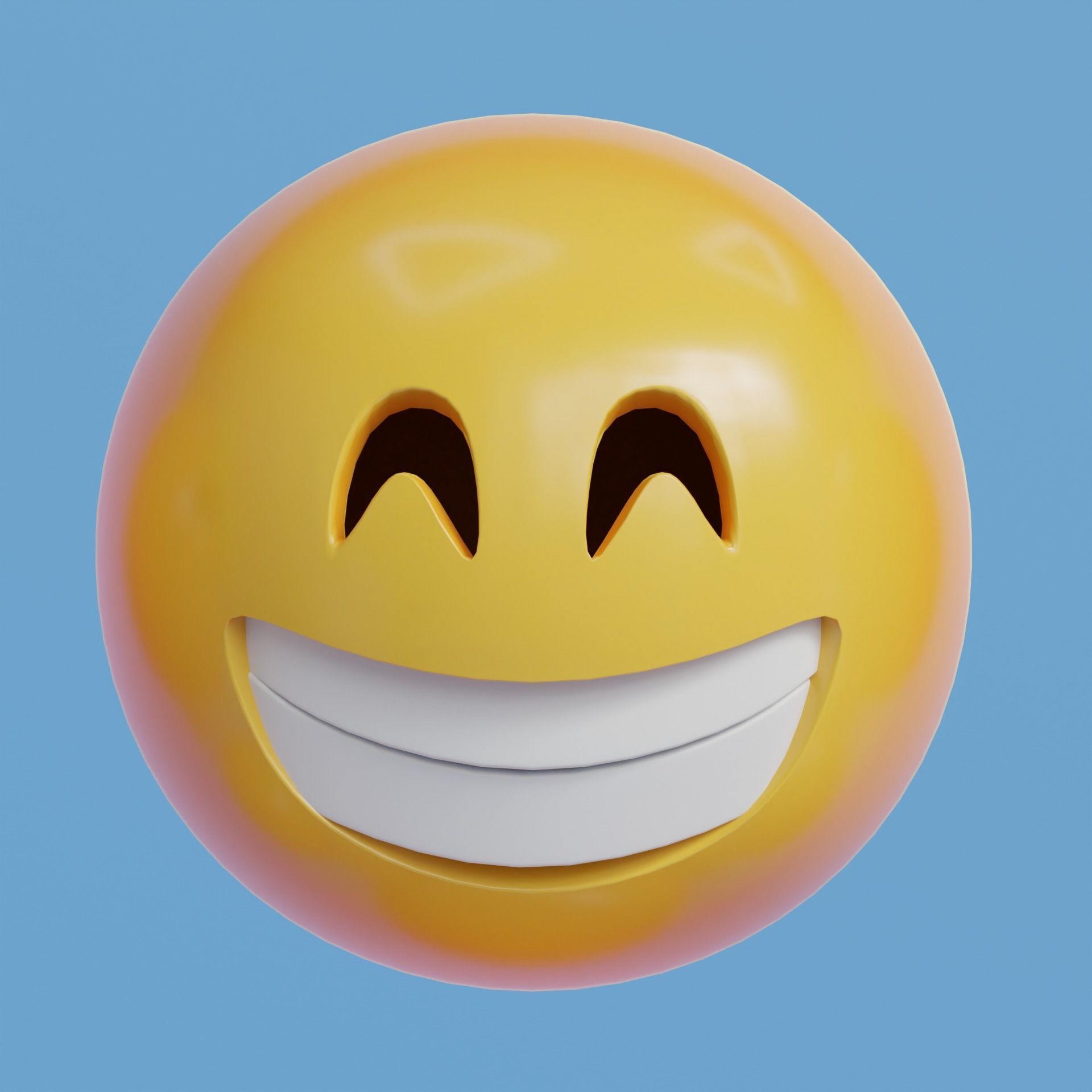Extended Emoji Pack - Low Poly Low-poly 3D model_11