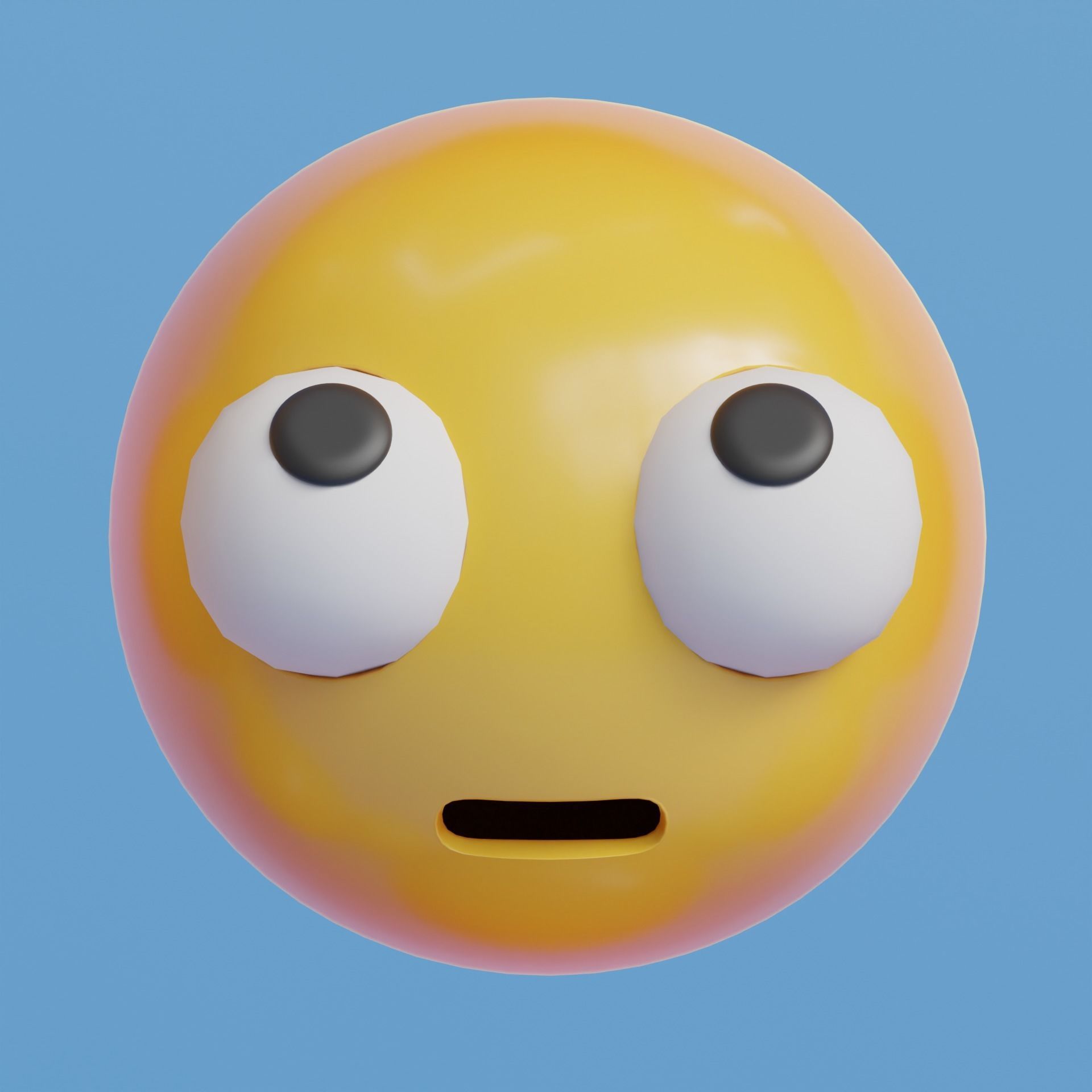 Extended Emoji Pack - Low Poly Low-poly 3D model_31