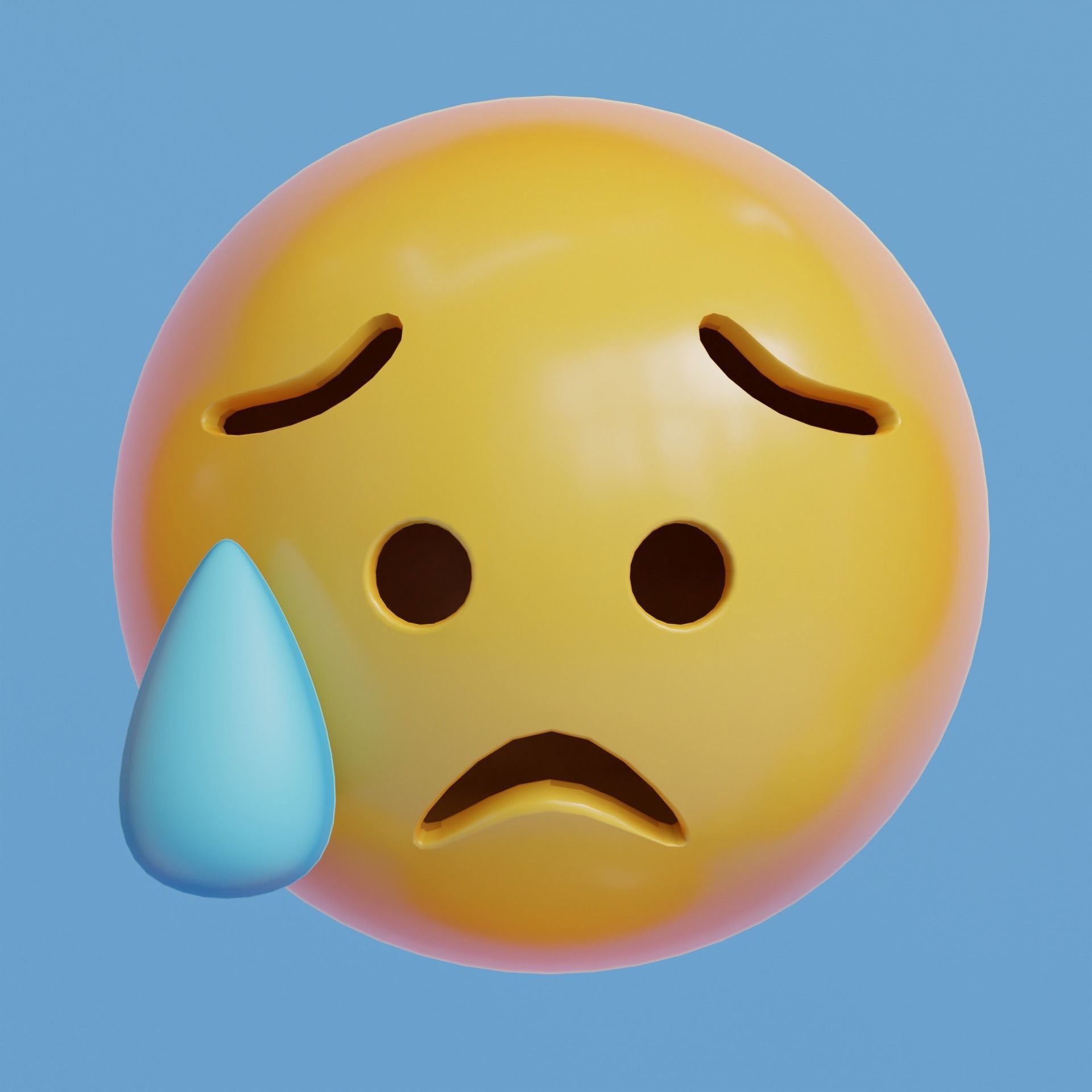 Extended Emoji Pack - Low Poly Low-poly 3D model_34