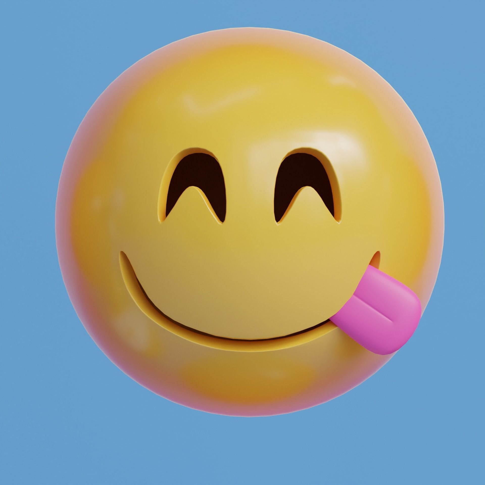 Extended Emoji Pack - Low Poly Low-poly 3D model_49