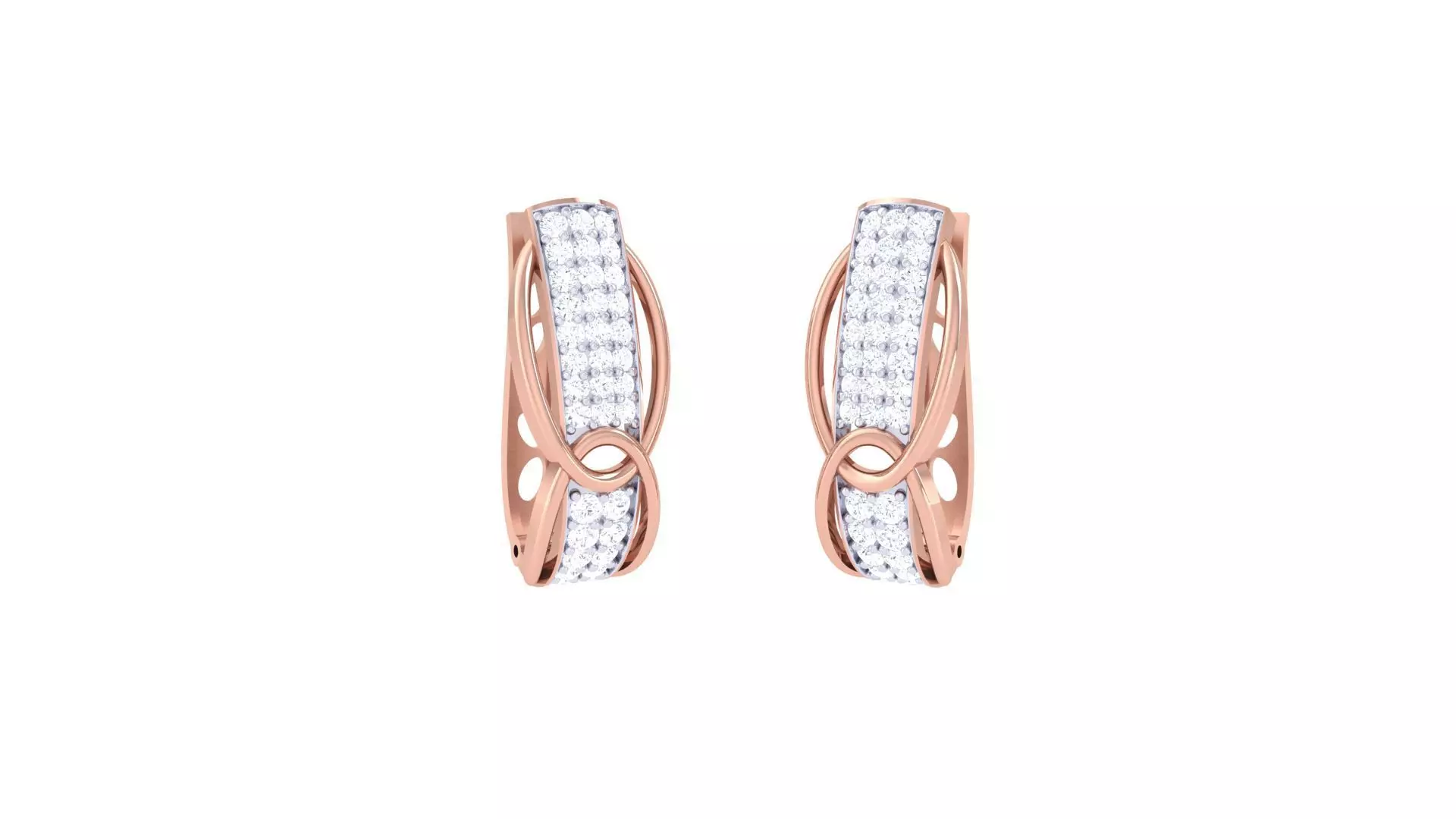 Women hoopsandhuggies Earrings 3dm stl 3mf obj glb gltf mtl 3D print model