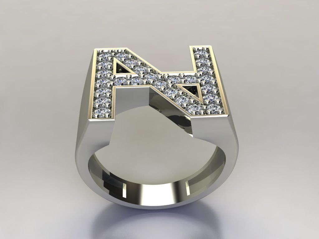 Ring Name 3D print model_3