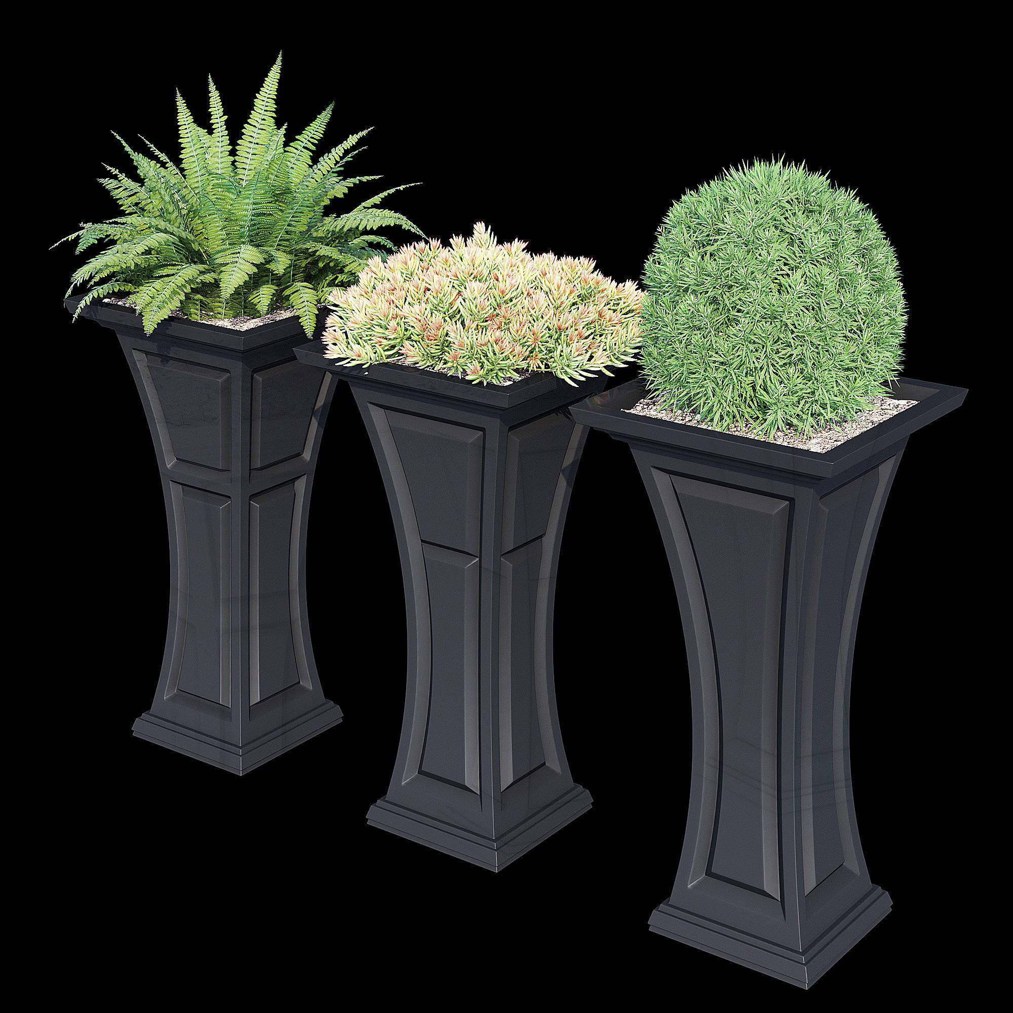 Heritage Planter 3D model | CGTrader