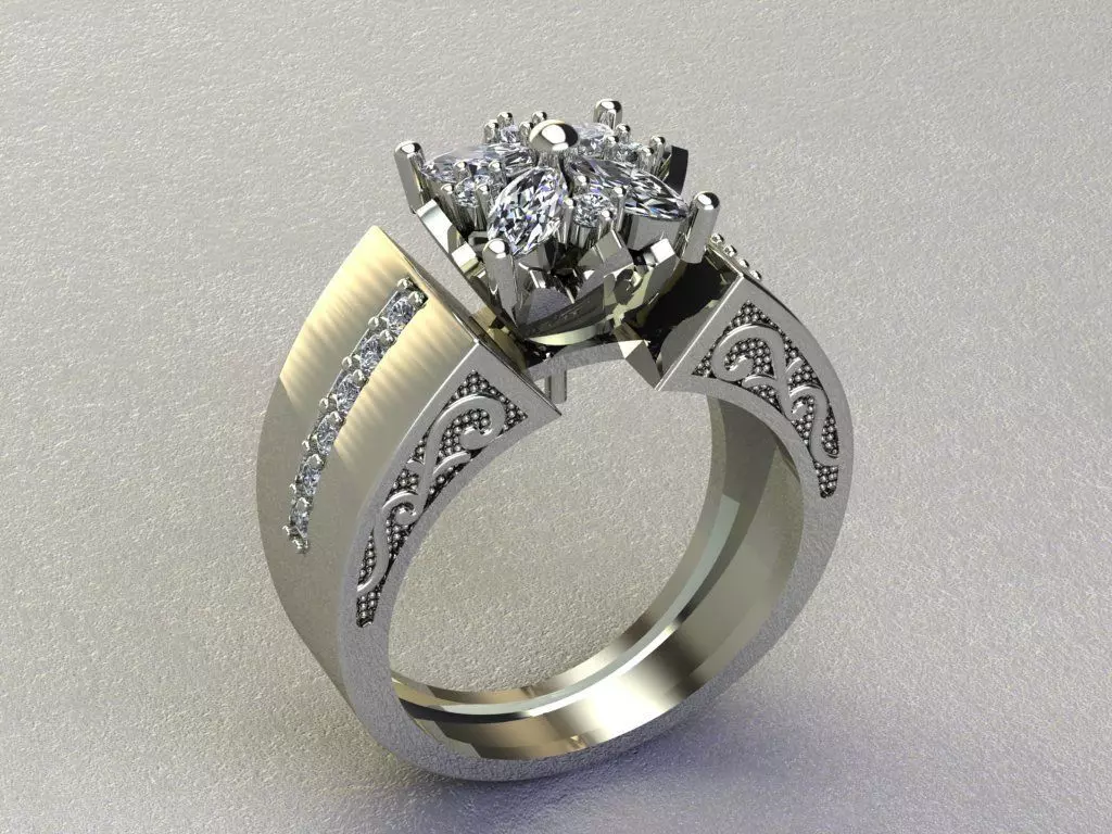 Jewelry Ring 3D print model_0