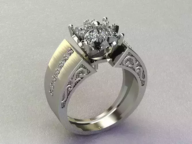 Jewelry Ring 3D print model