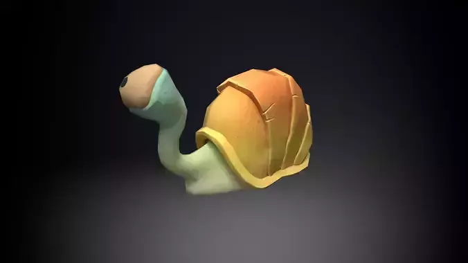 Snailon Low-poly 3D model