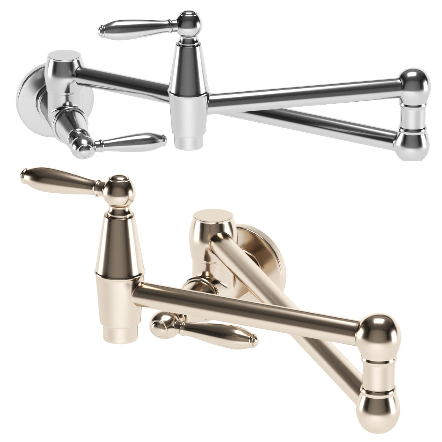 PFISTER kitchen faucets 3D model_11