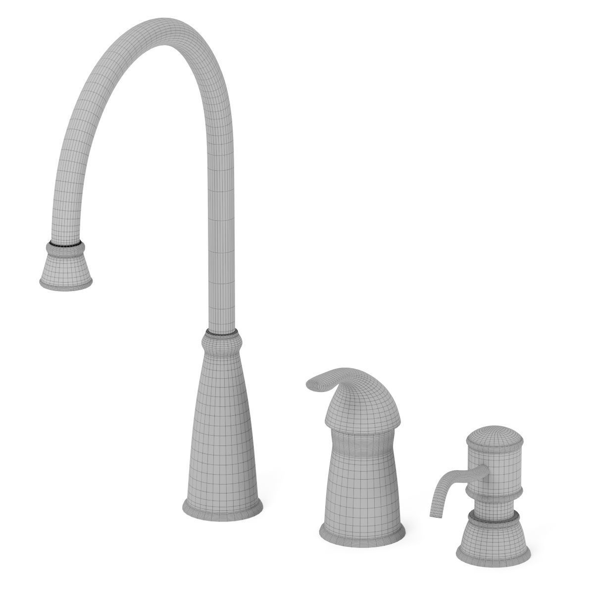 PFISTER kitchen faucets 3D model_14