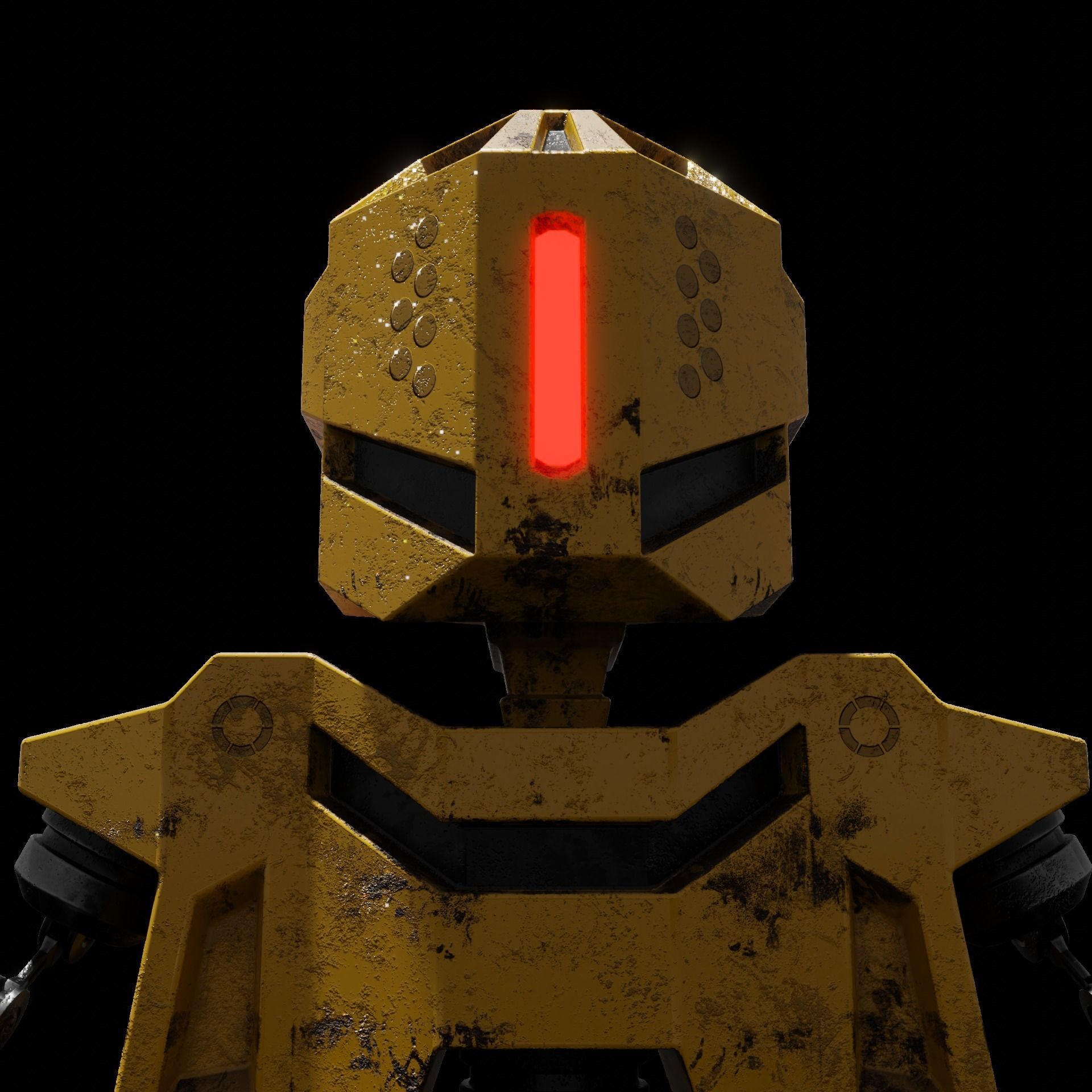 A24G Repair Robot Low-poly 3D model_3