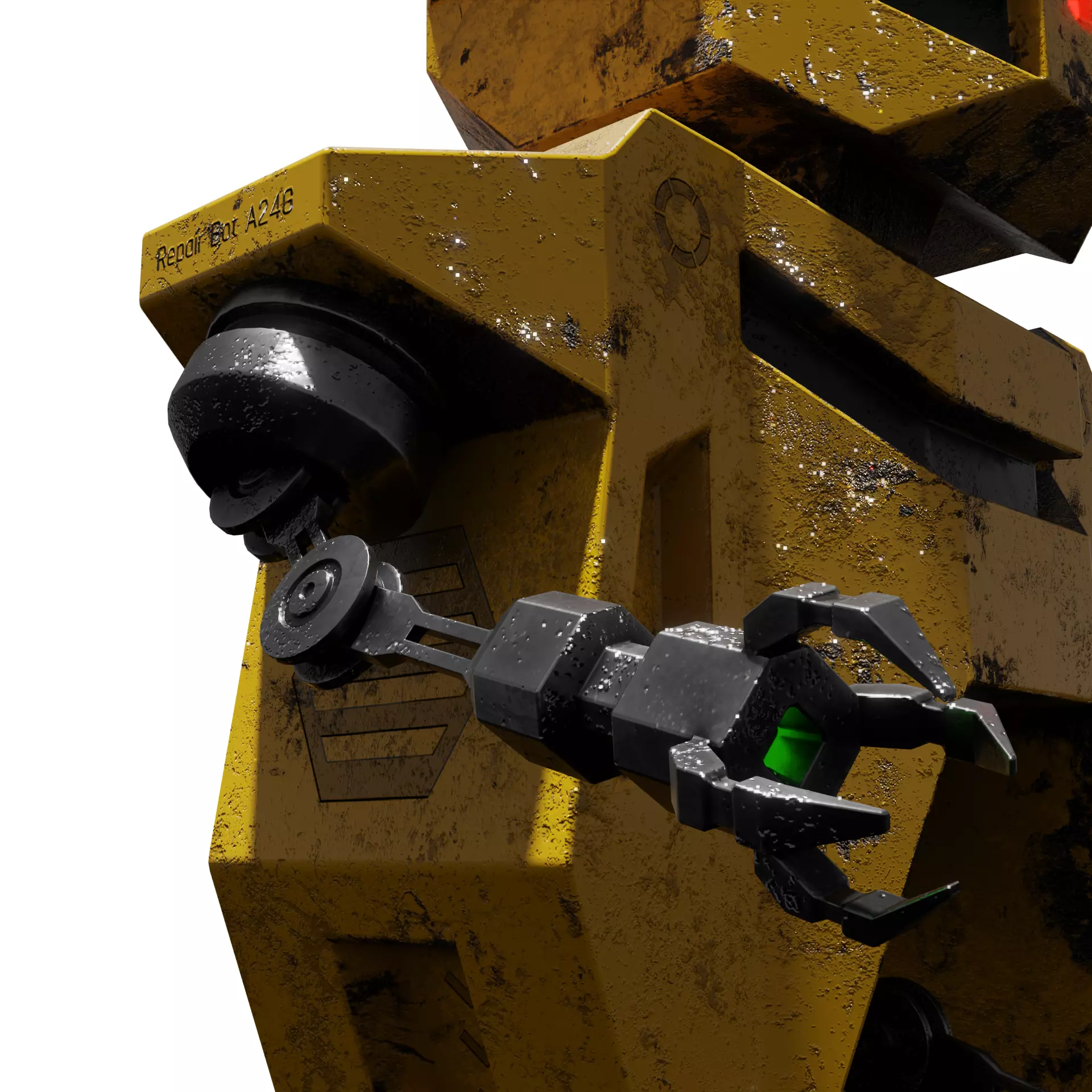 A24G Repair Robot Low-poly 3D model_0