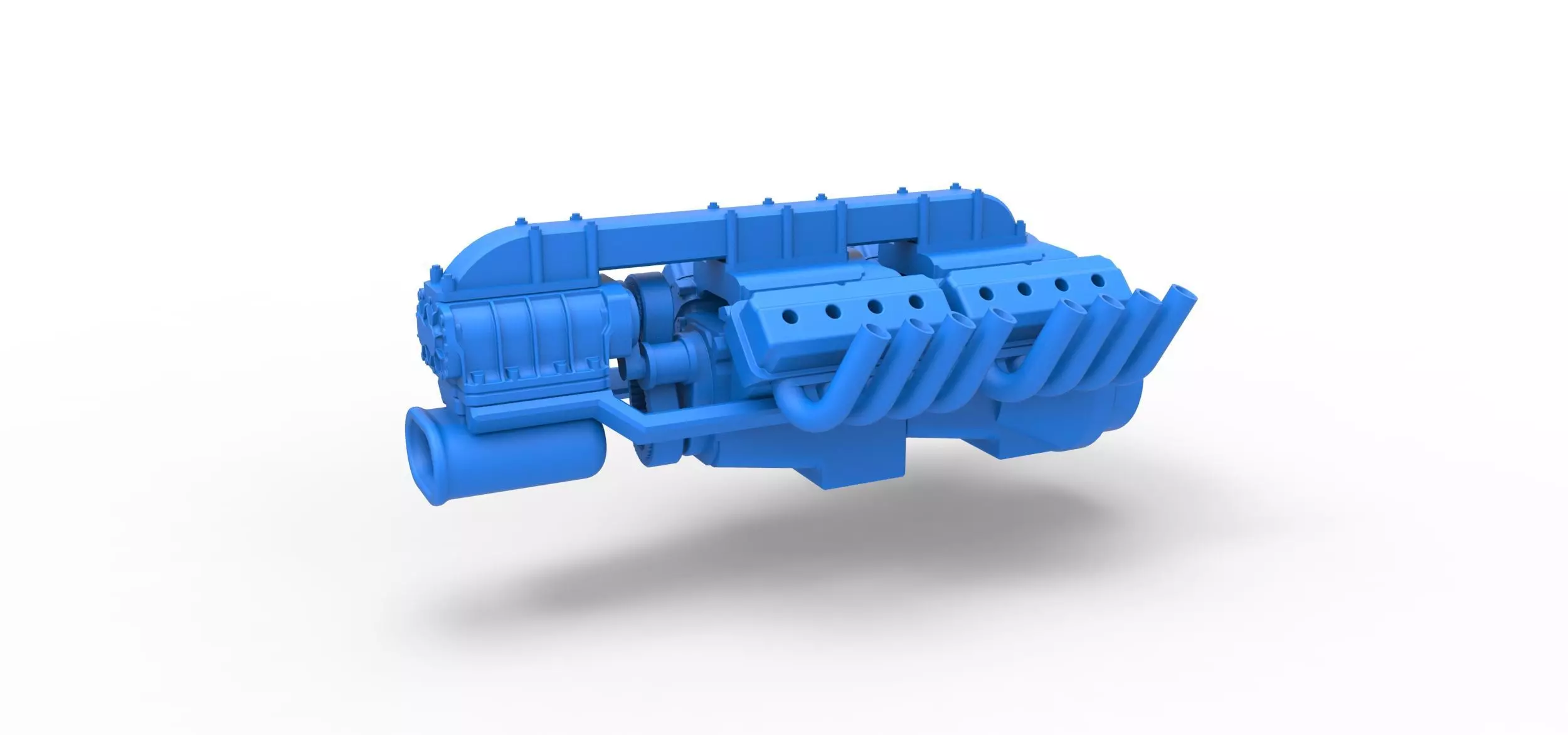 Engine 2 V8 Version 3 Scale 1 to 25 3D print model