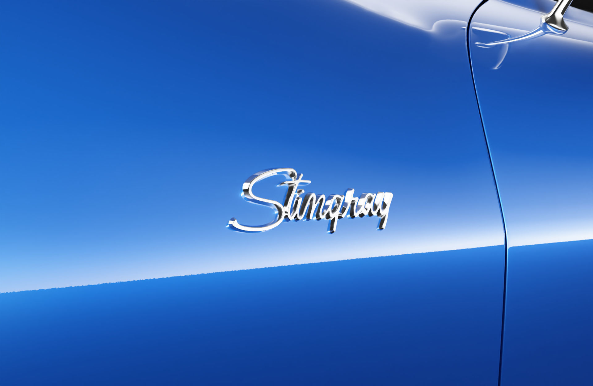 Chevrolet Corvette stingray C3 1969 3D model_6