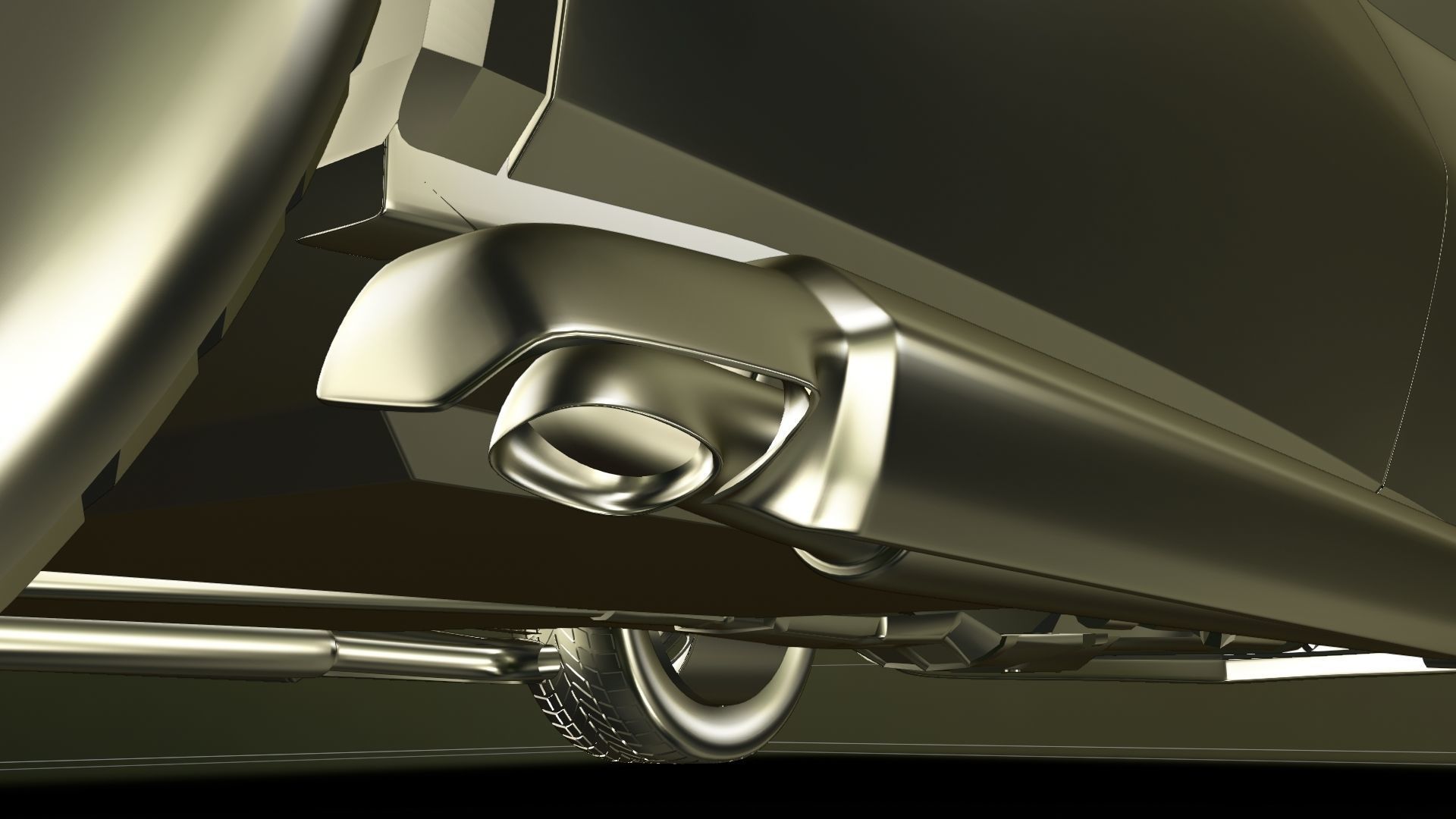 Chevrolet Corvette stingray C3 1969 3D model_30