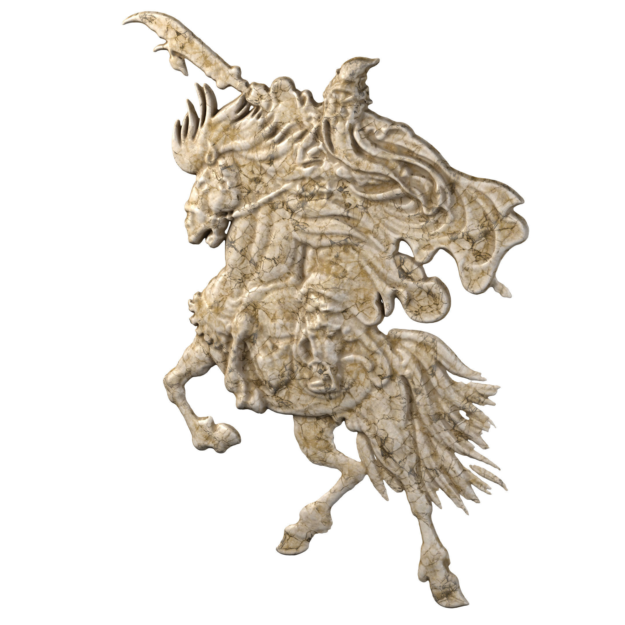 Chinese Warrior Ornament Vol 02-2 3D model_2