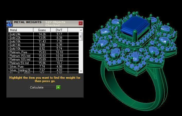 Diamond Ring 3D print model_6