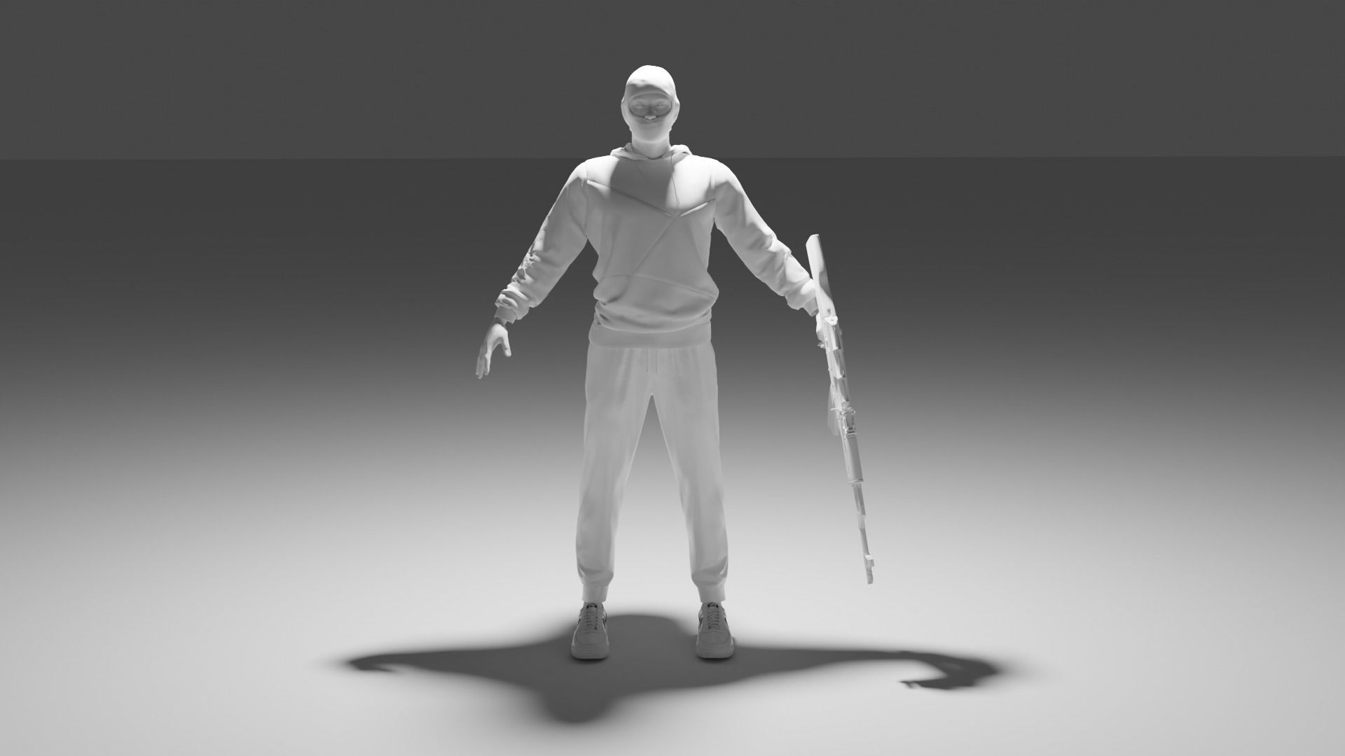 Gangmember 3D model_2