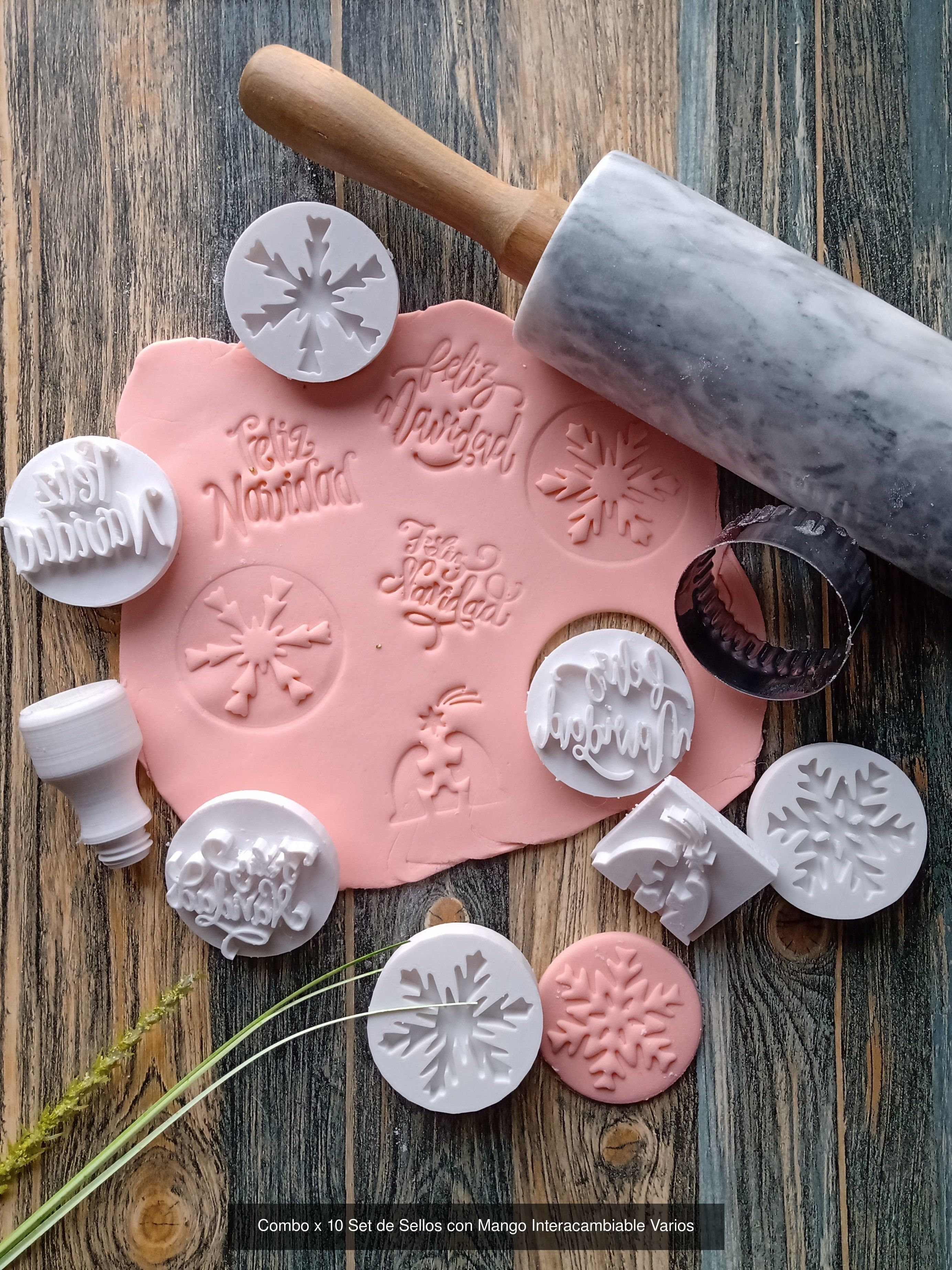 Stamps Letras Numeros y Formas Varias 3D Model Collection_11