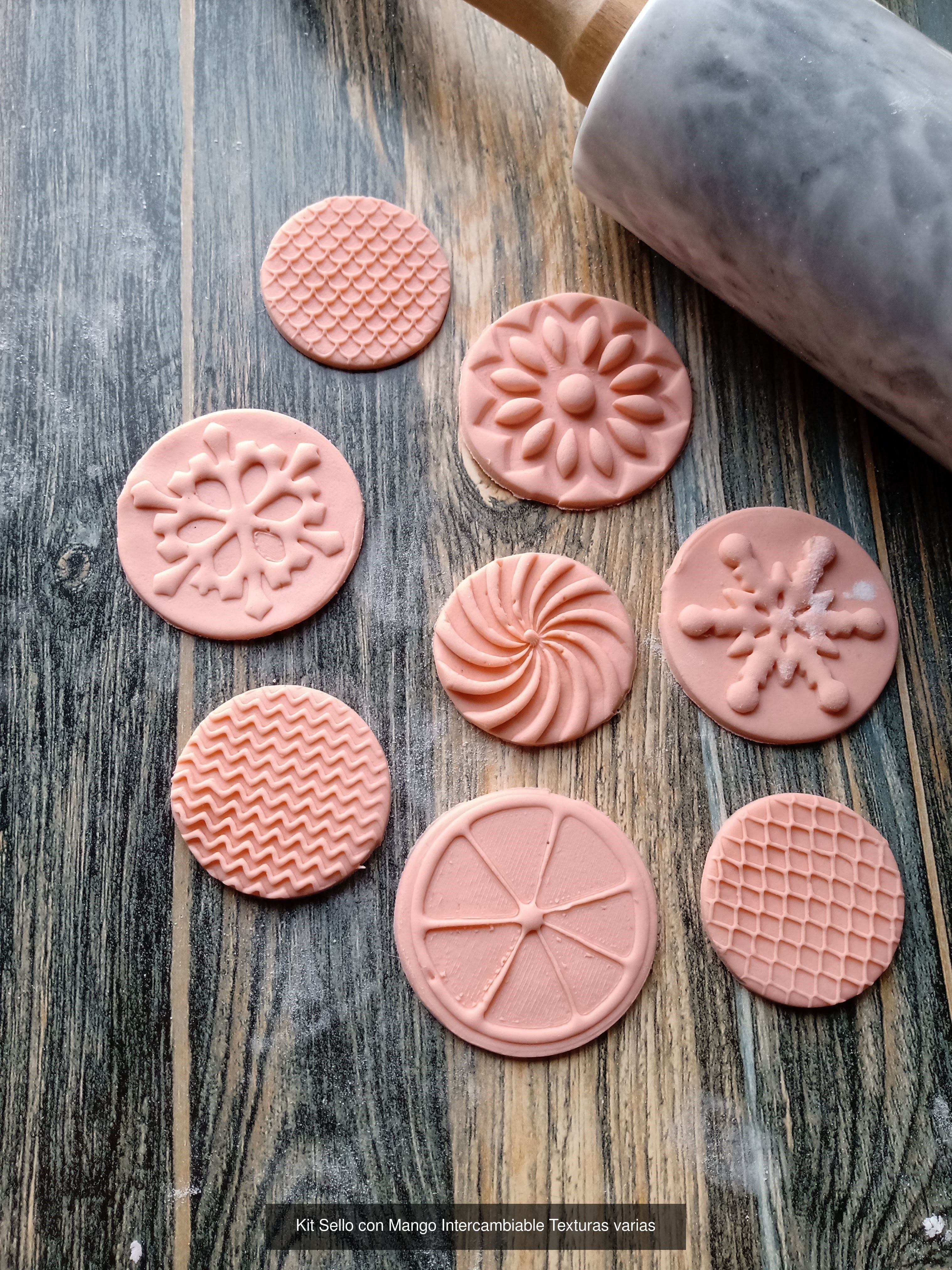 Stamps Letras Numeros y Formas Varias 3D Model Collection_10