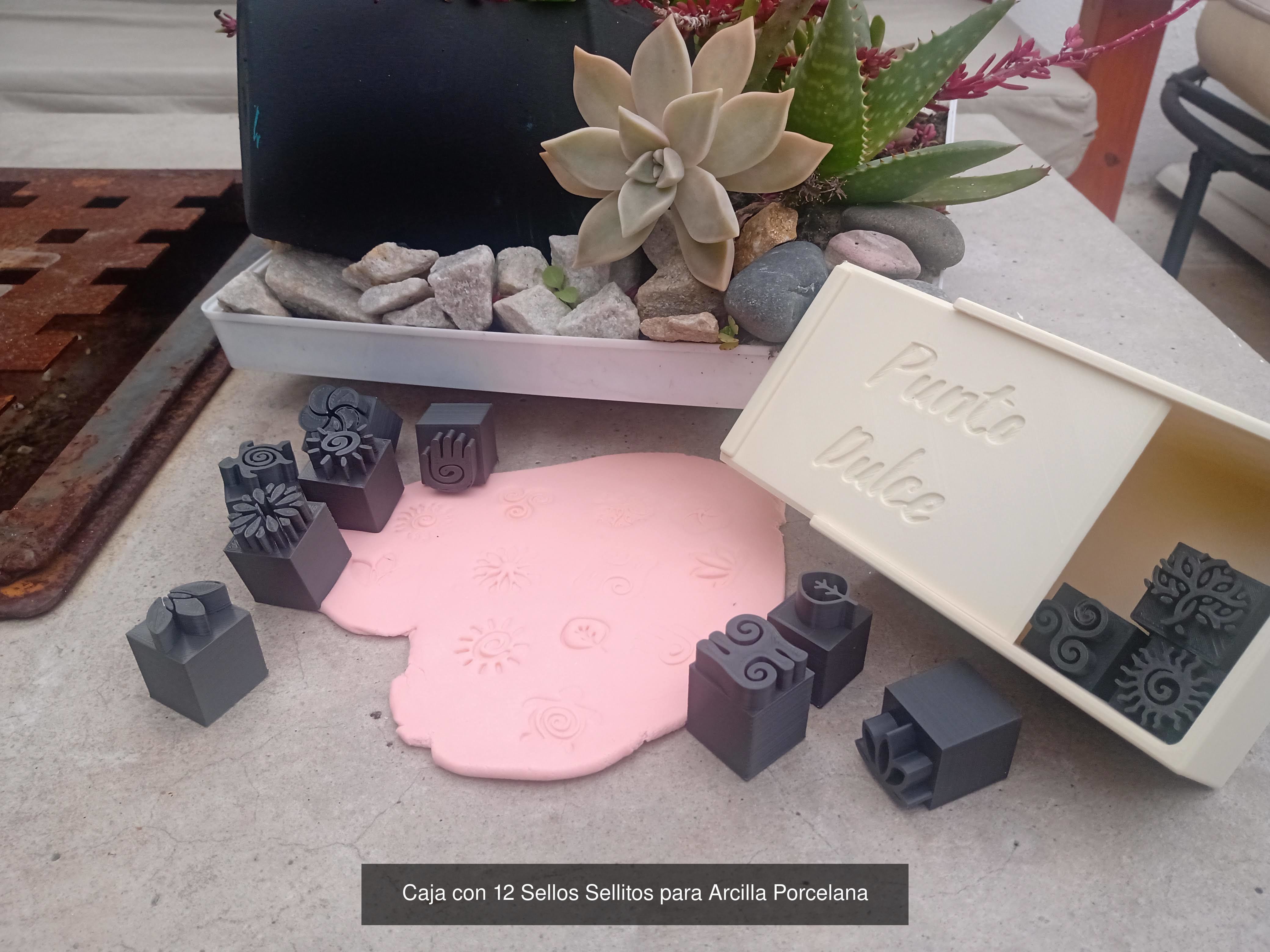 Stamps Letras Numeros y Formas Varias 3D Model Collection_9