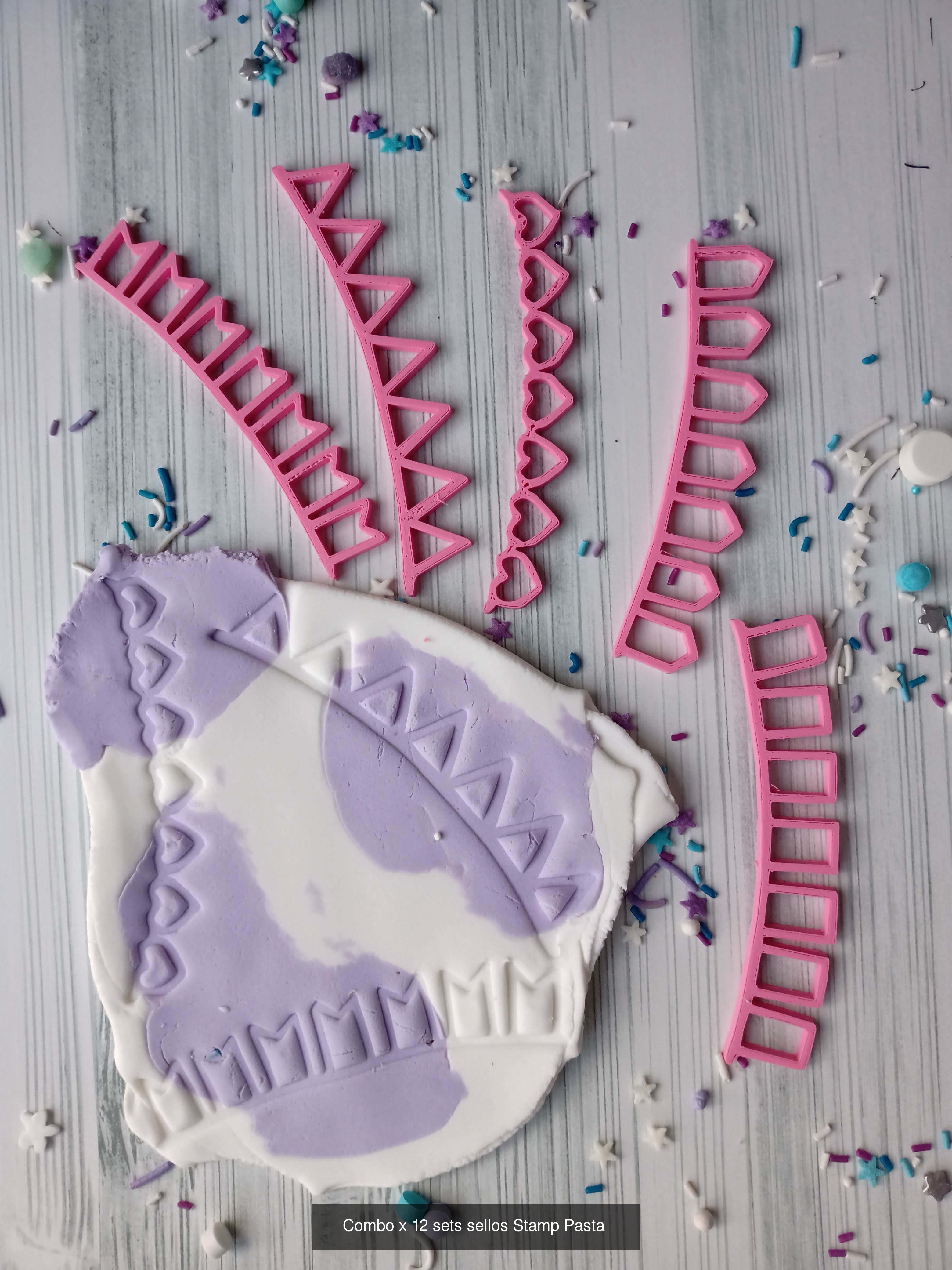 Stamps Letras Numeros y Formas Varias 3D Model Collection_6