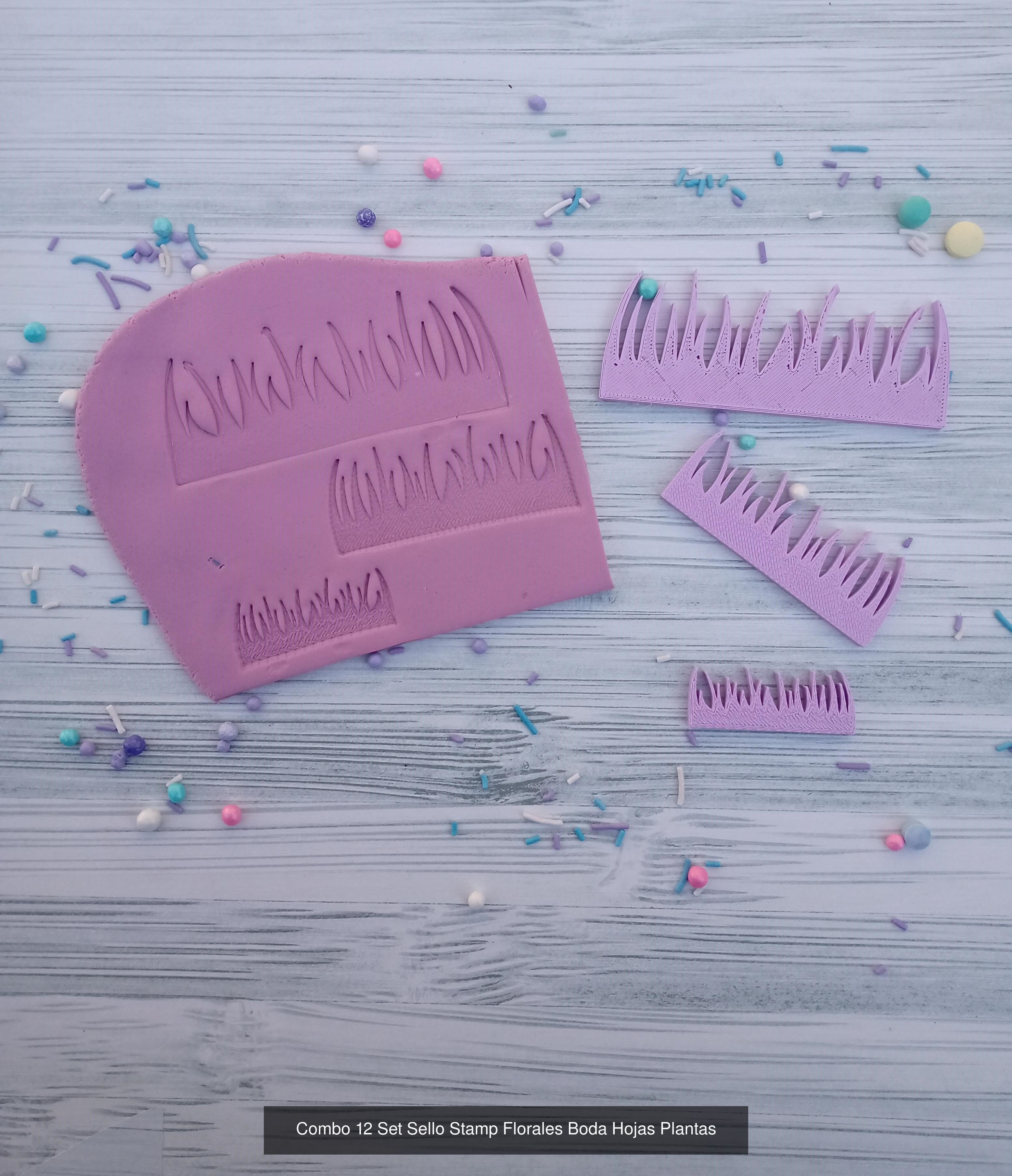 Stamps Letras Numeros y Formas Varias 3D Model Collection_8