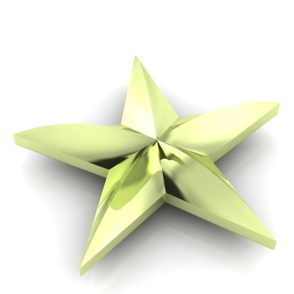 Military 3D 5 FIVE Point Star 3D print model_11
