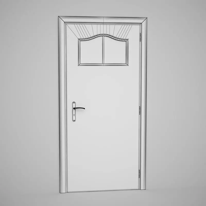 CGAxis Door 3D model_0