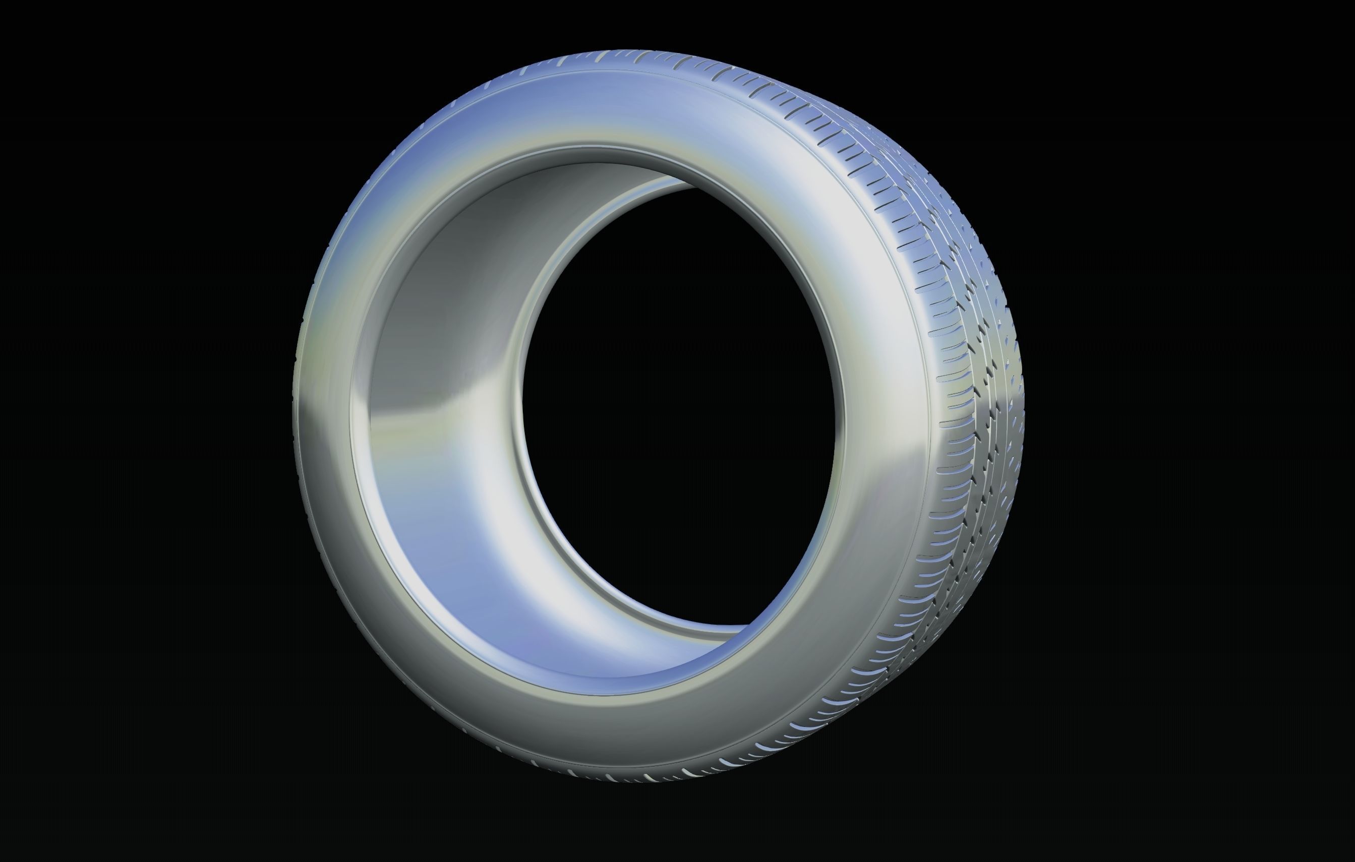 continental retro car tire 8k textures 3D model_14