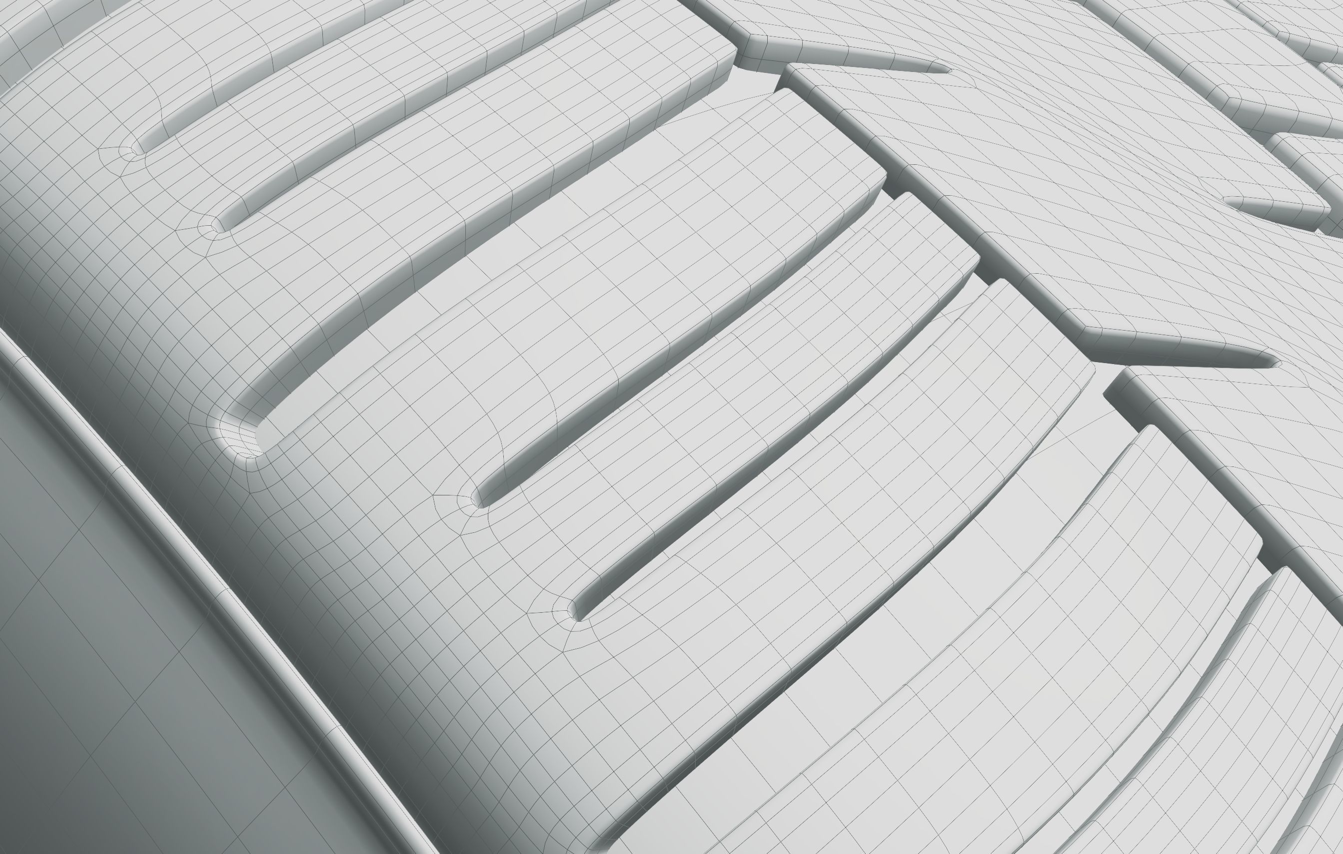 continental retro car tire 8k textures 3D model_7