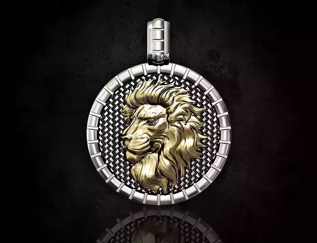 Lion Zodiac pendant