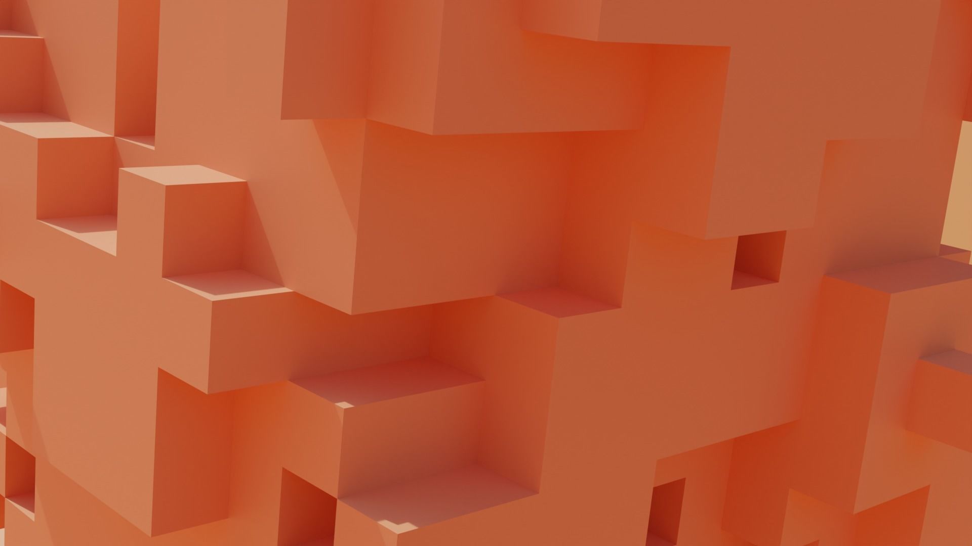 Geometric blocks V2 Low-poly 3D model_4