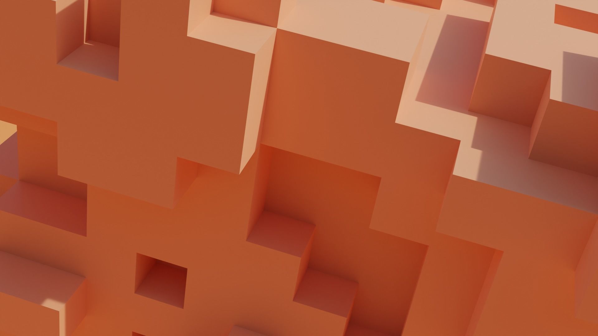 Geometric blocks V2 Low-poly 3D model_3